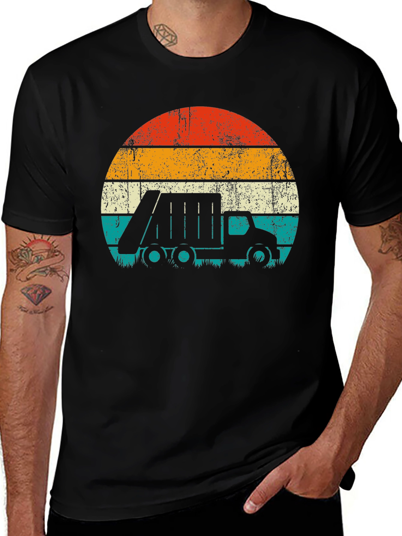 Retro Garbage Truck T-Shirt
