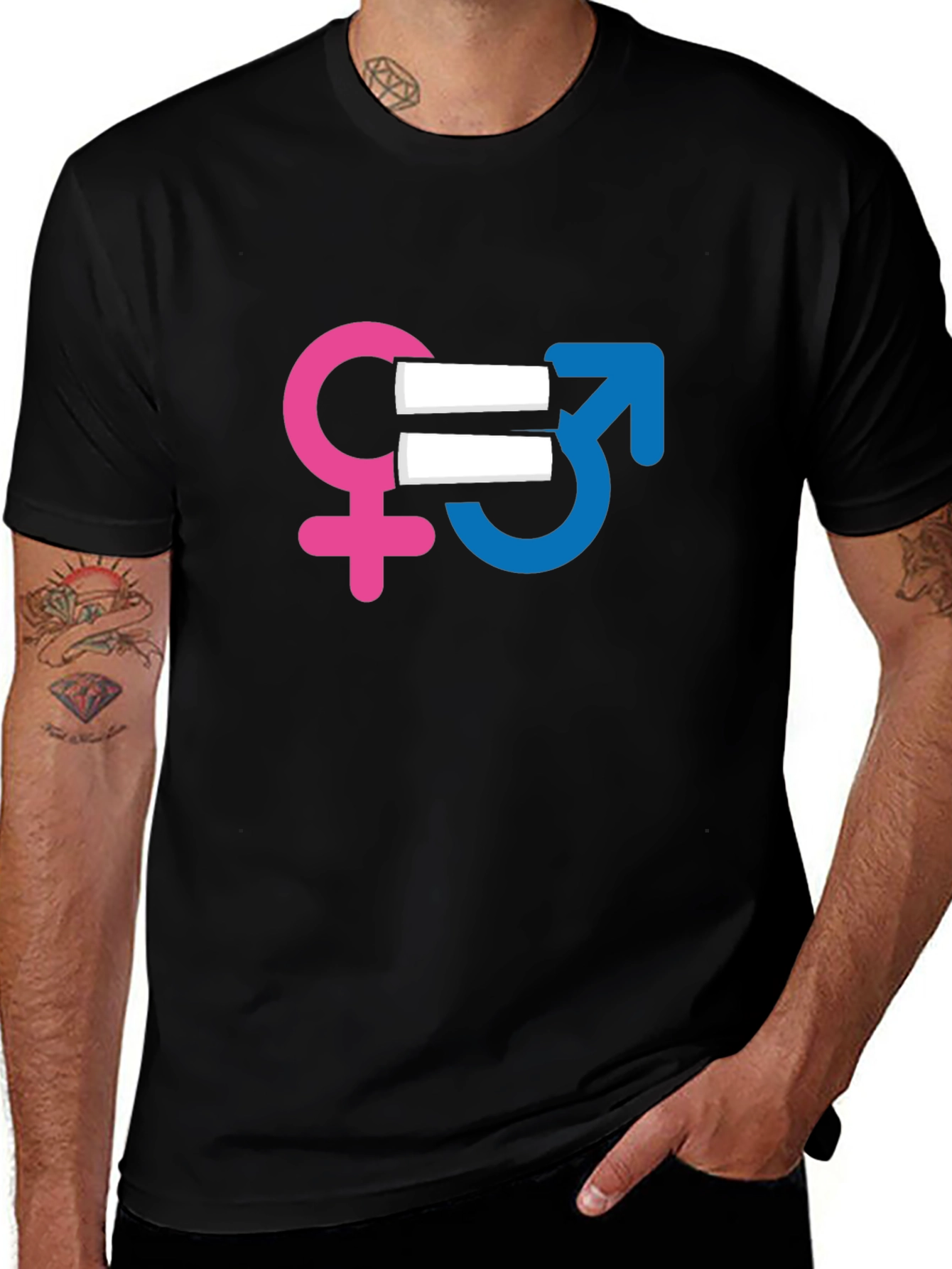 Equality Symbol T-Shirt - Black