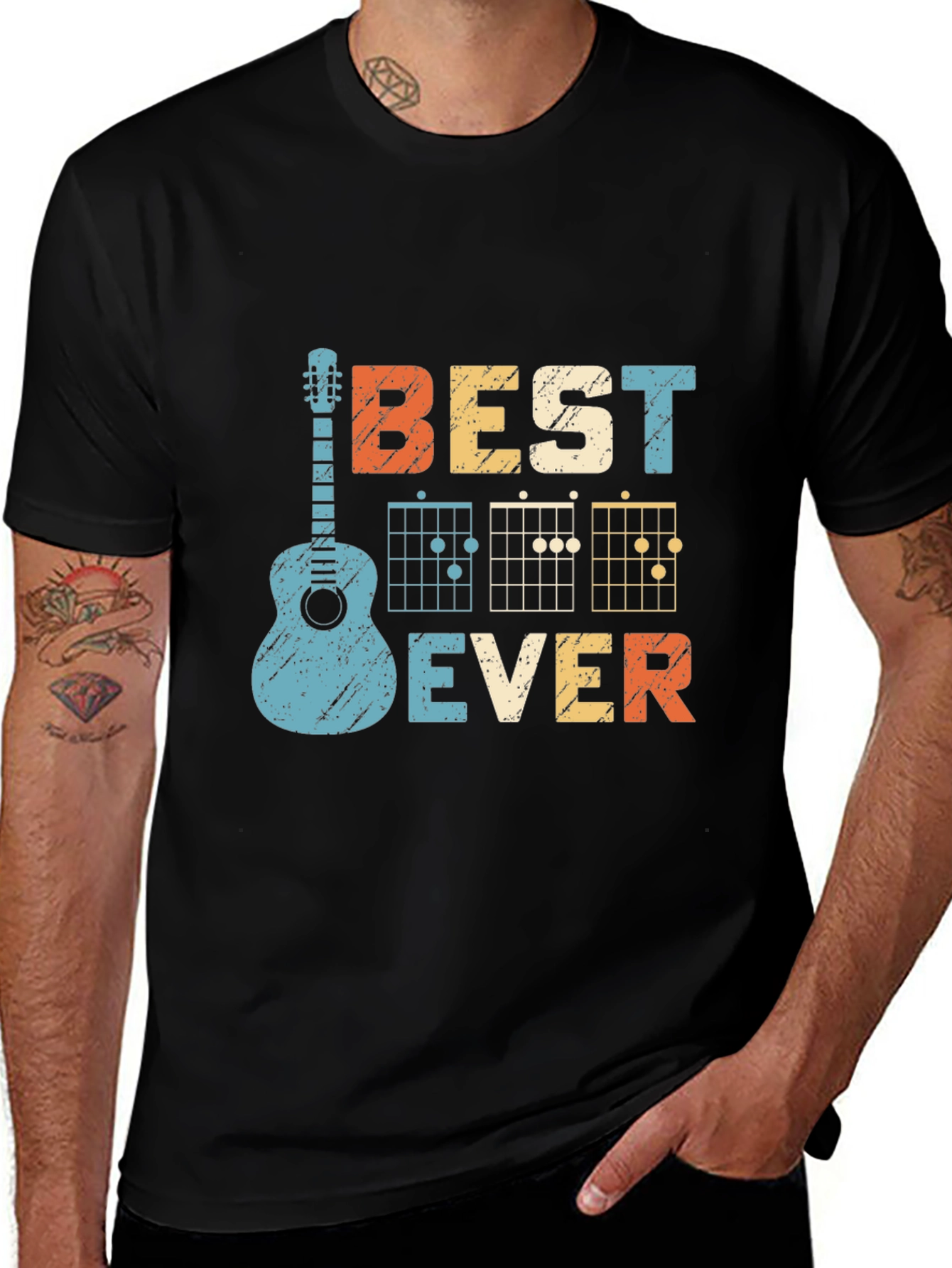 Variant 8 of Best Guitar Player Ever Graphic Tee