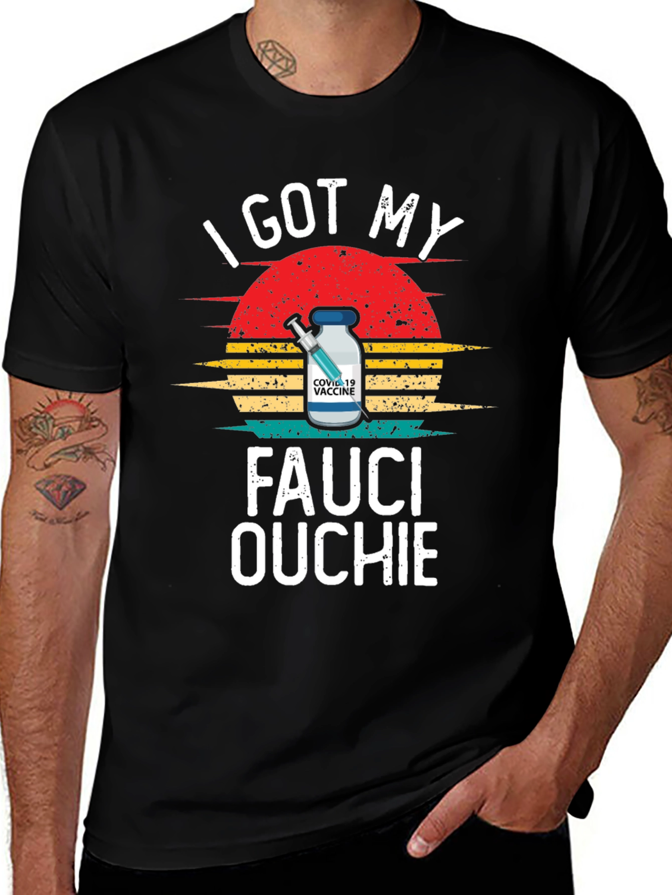 Fauci Ouchie T-Shirt - I Got My COVID-19 Vaccine