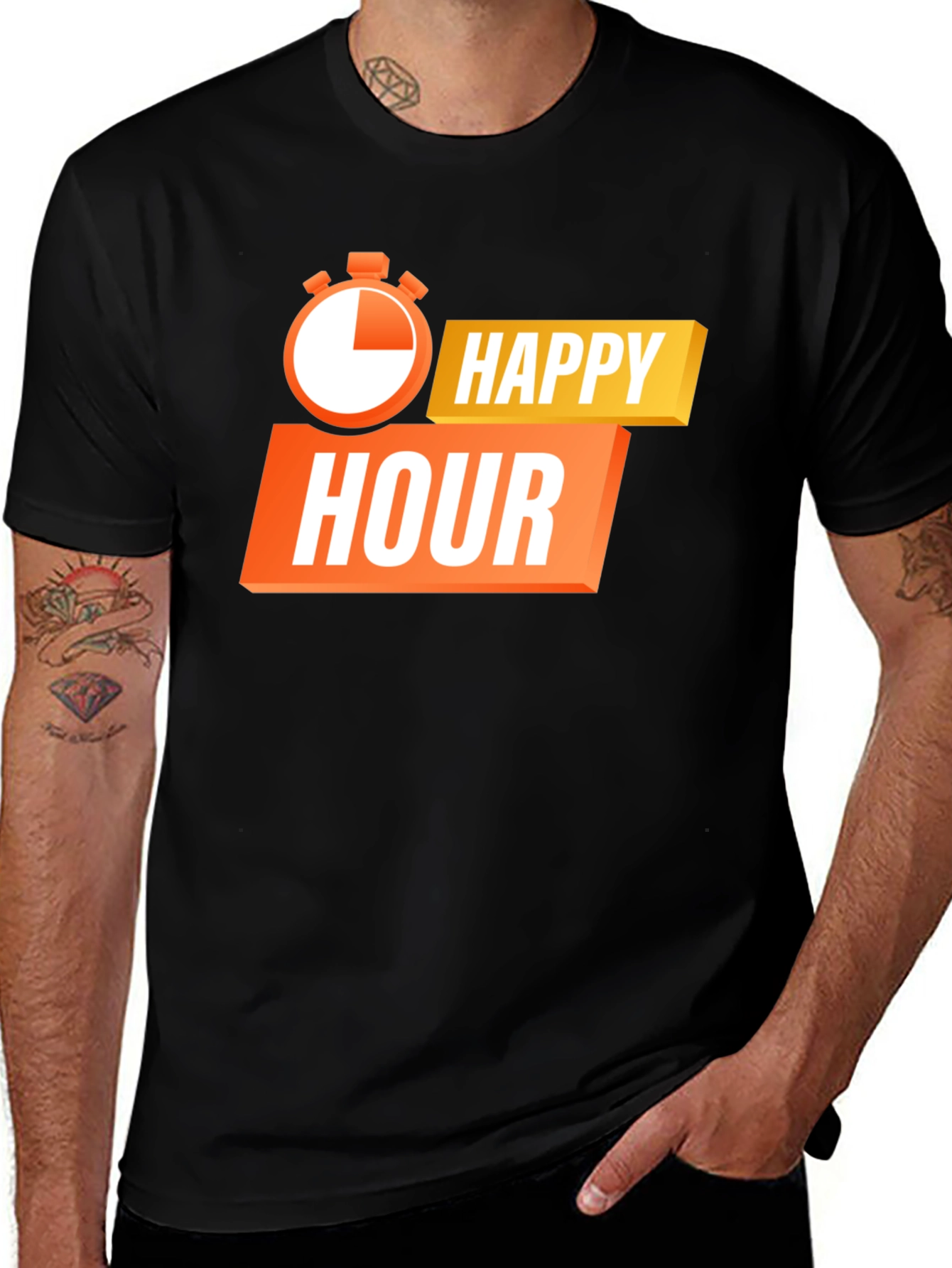 Variant 4 of Happy Hour Graphic T-Shirt - Party Time!