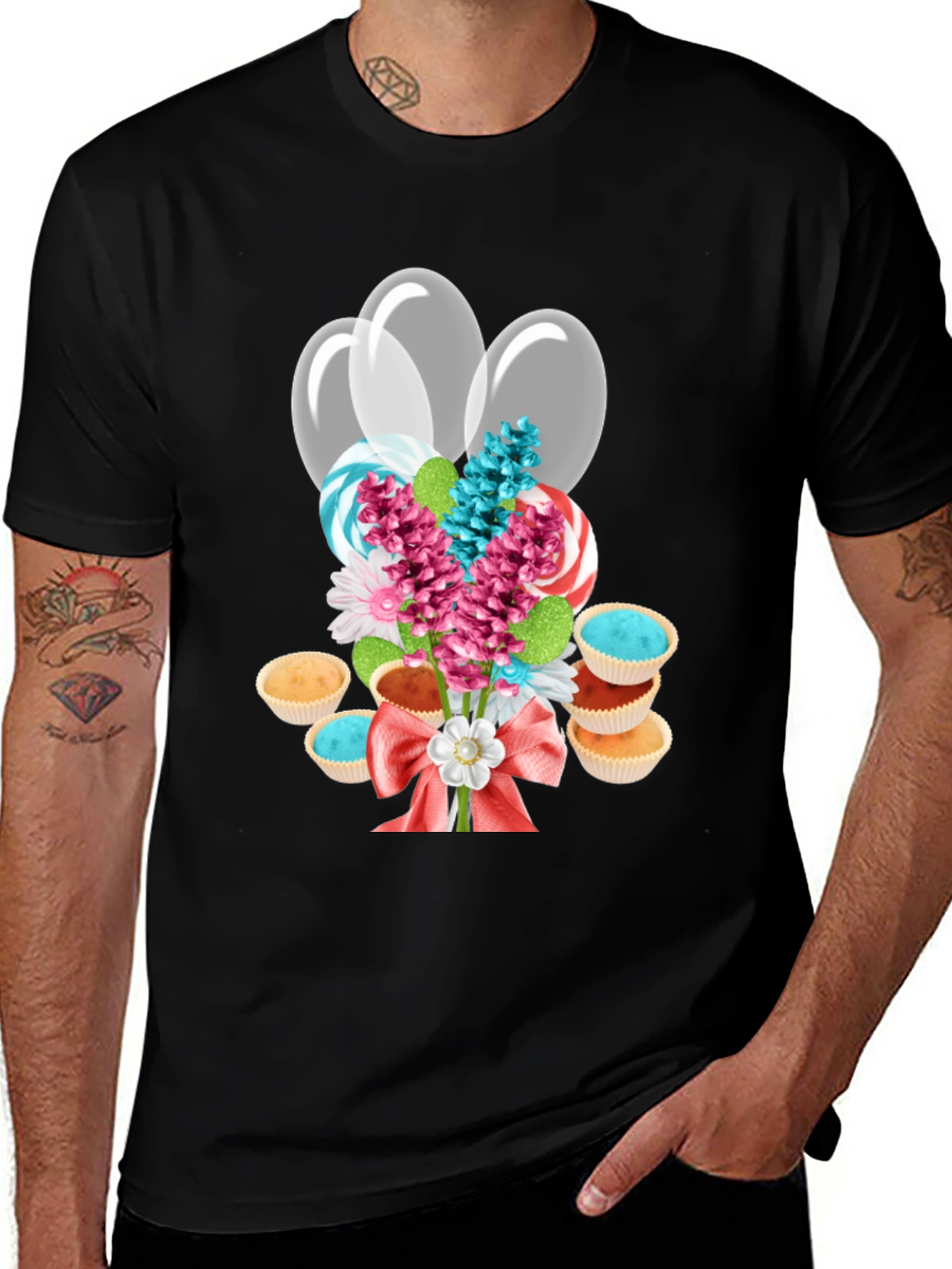 Variant 21 of Sweet Treat Bouquet Graphic Tee