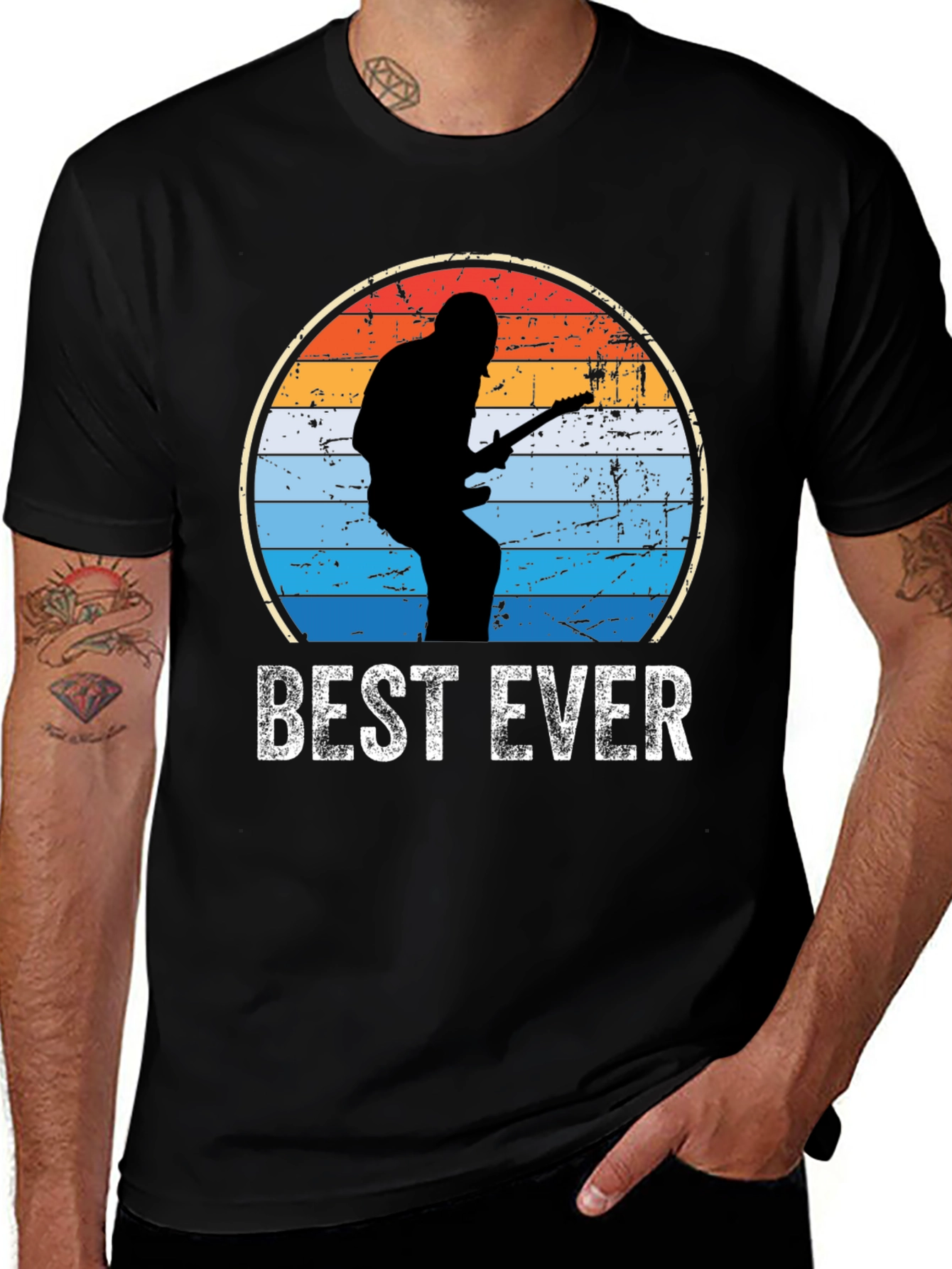 Variant 26 of Best Ever Guitar Player Graphic T-Shirt
