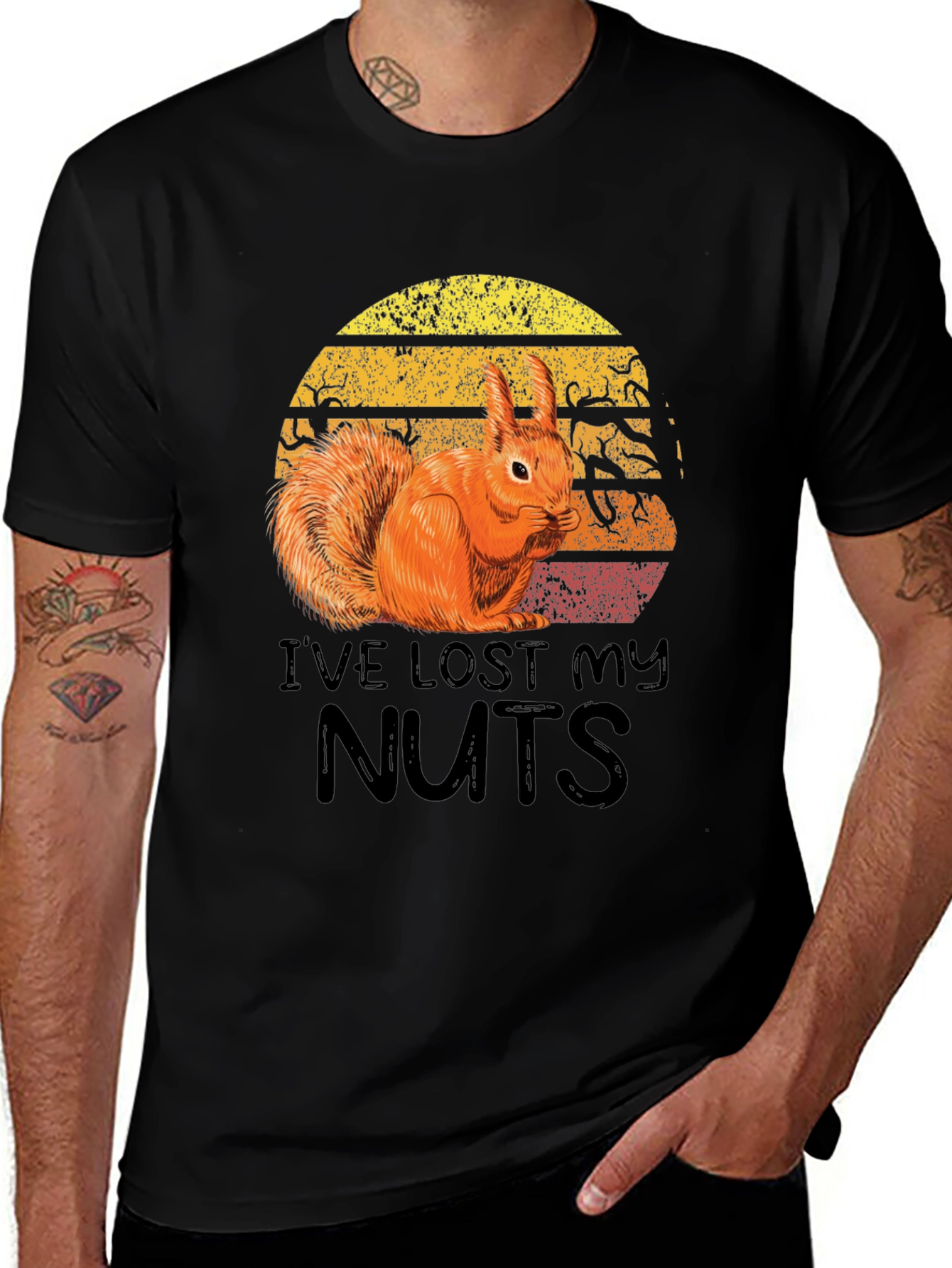 Variant 17 of Lost My Nuts Squirrel T-Shirt