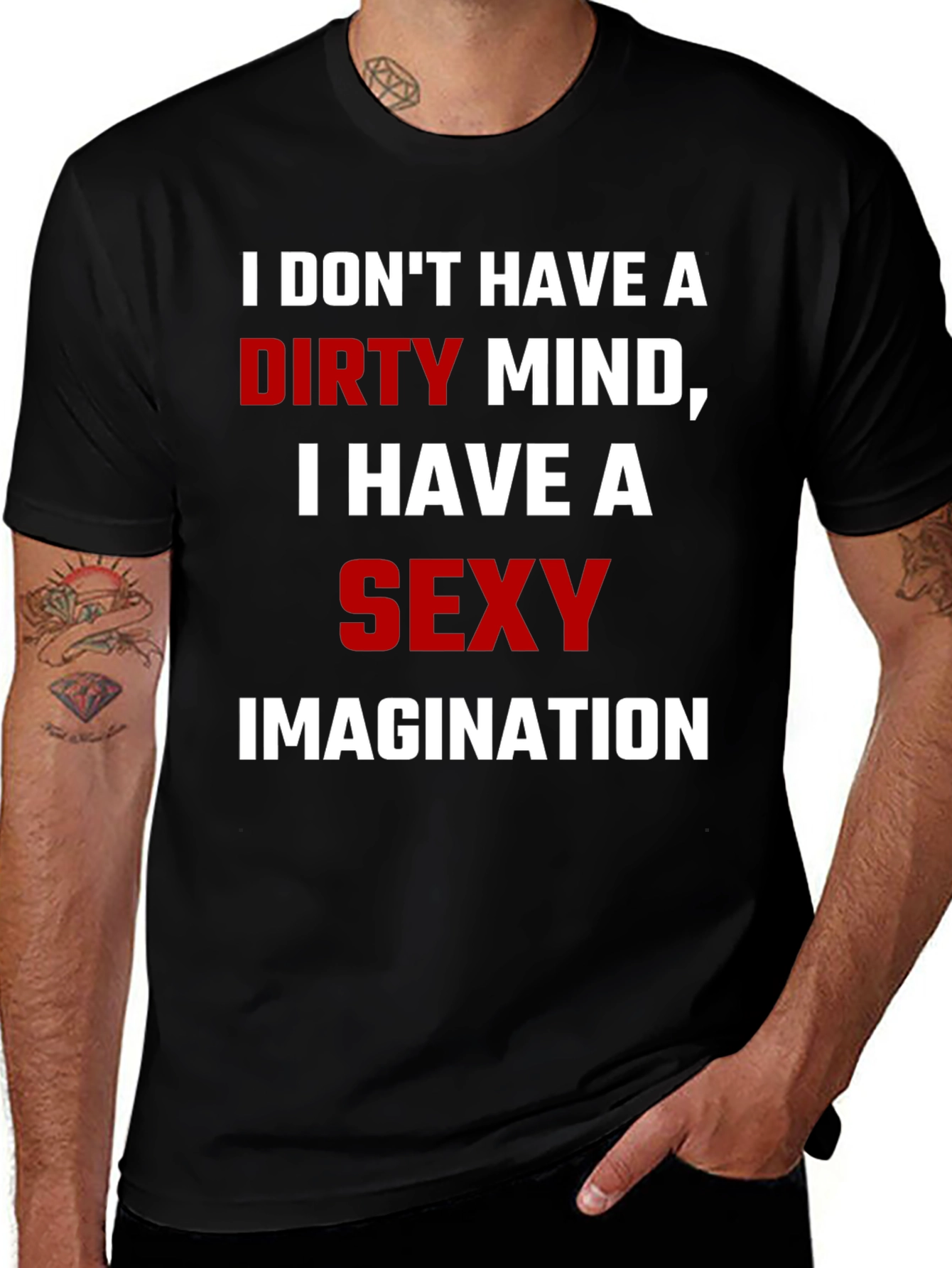 Variant 15 of Funny Sexy Imagination Graphic T-Shirt