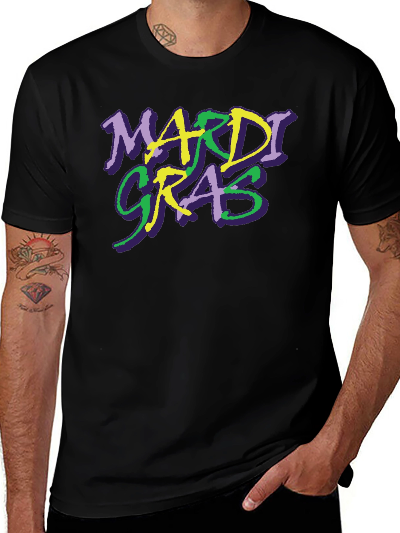 Mardi Gras Graphic T-Shirt - New Orleans Celebration