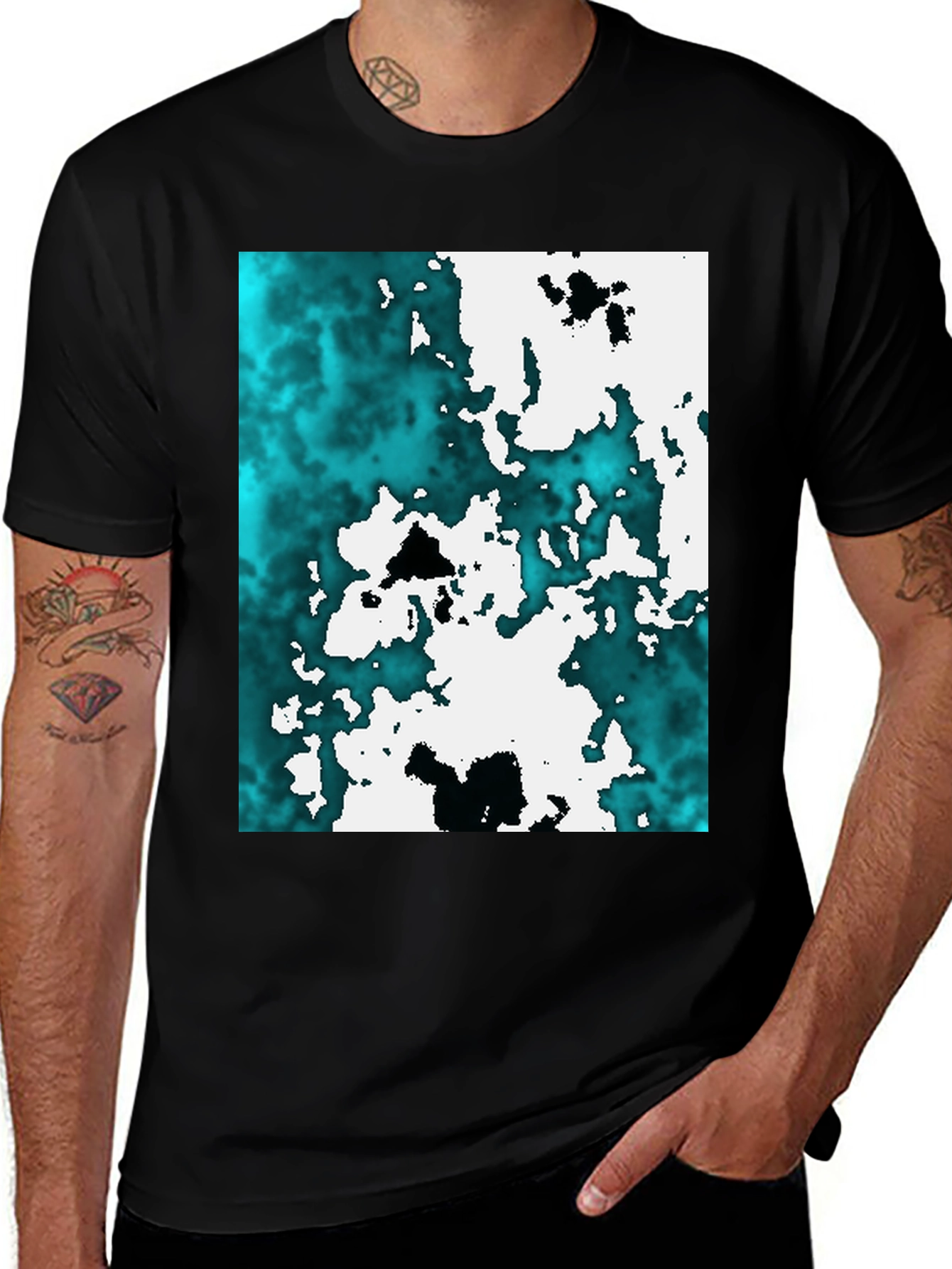 Variant 20 of Abstract Graphic Print T-Shirt