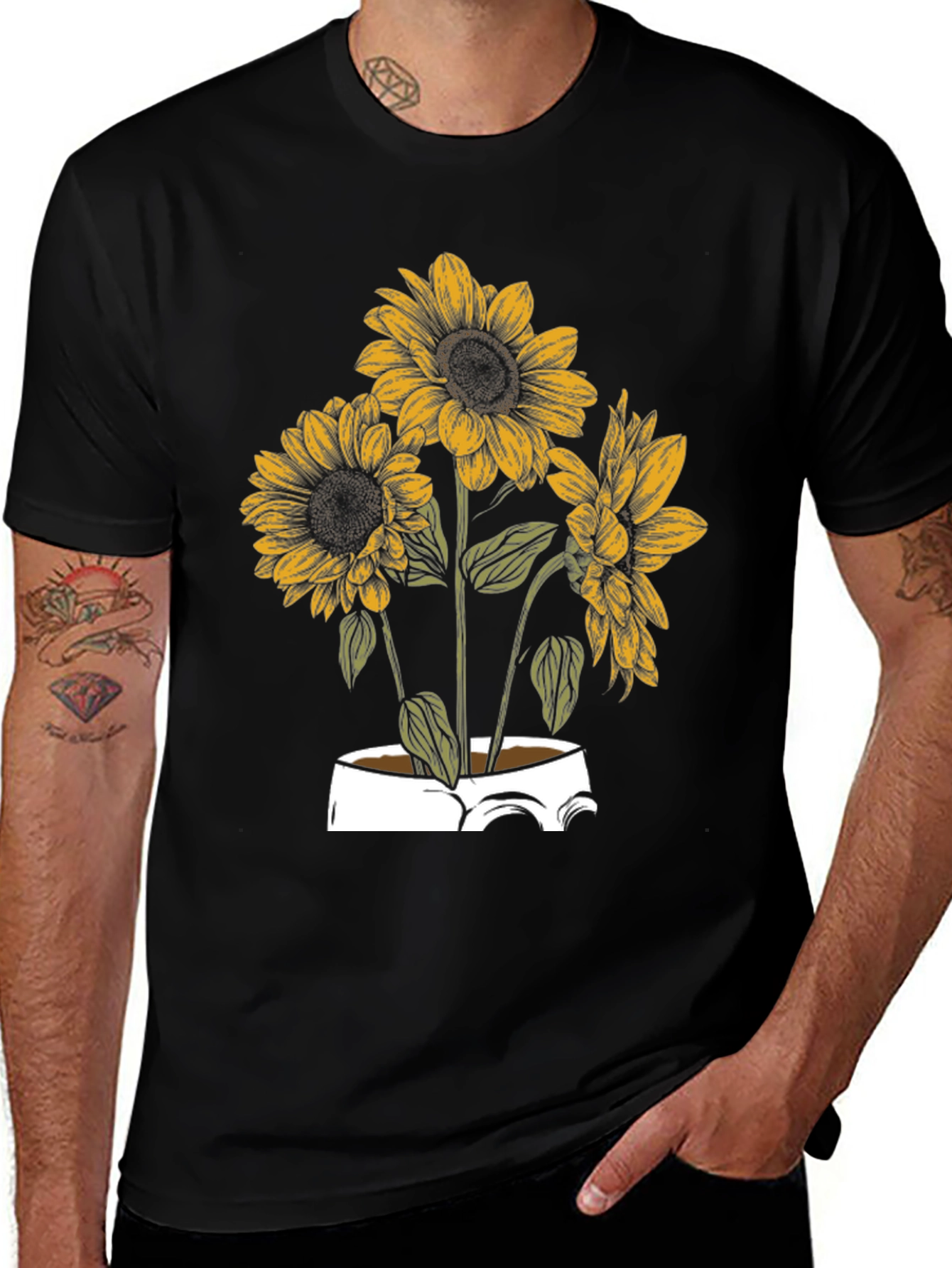 Variant 21 of Sunflower Graphic Tee