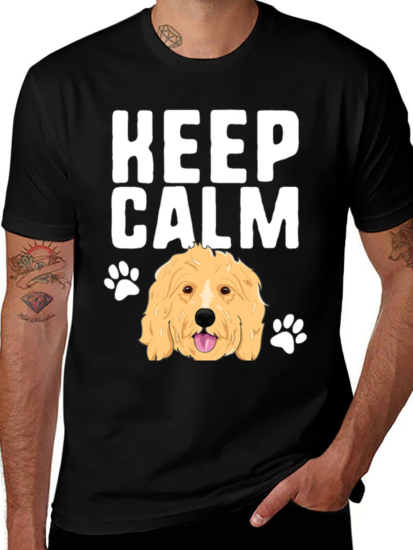 Keep Calm Dog Lover T-Shirt - Cute Pet Apparel