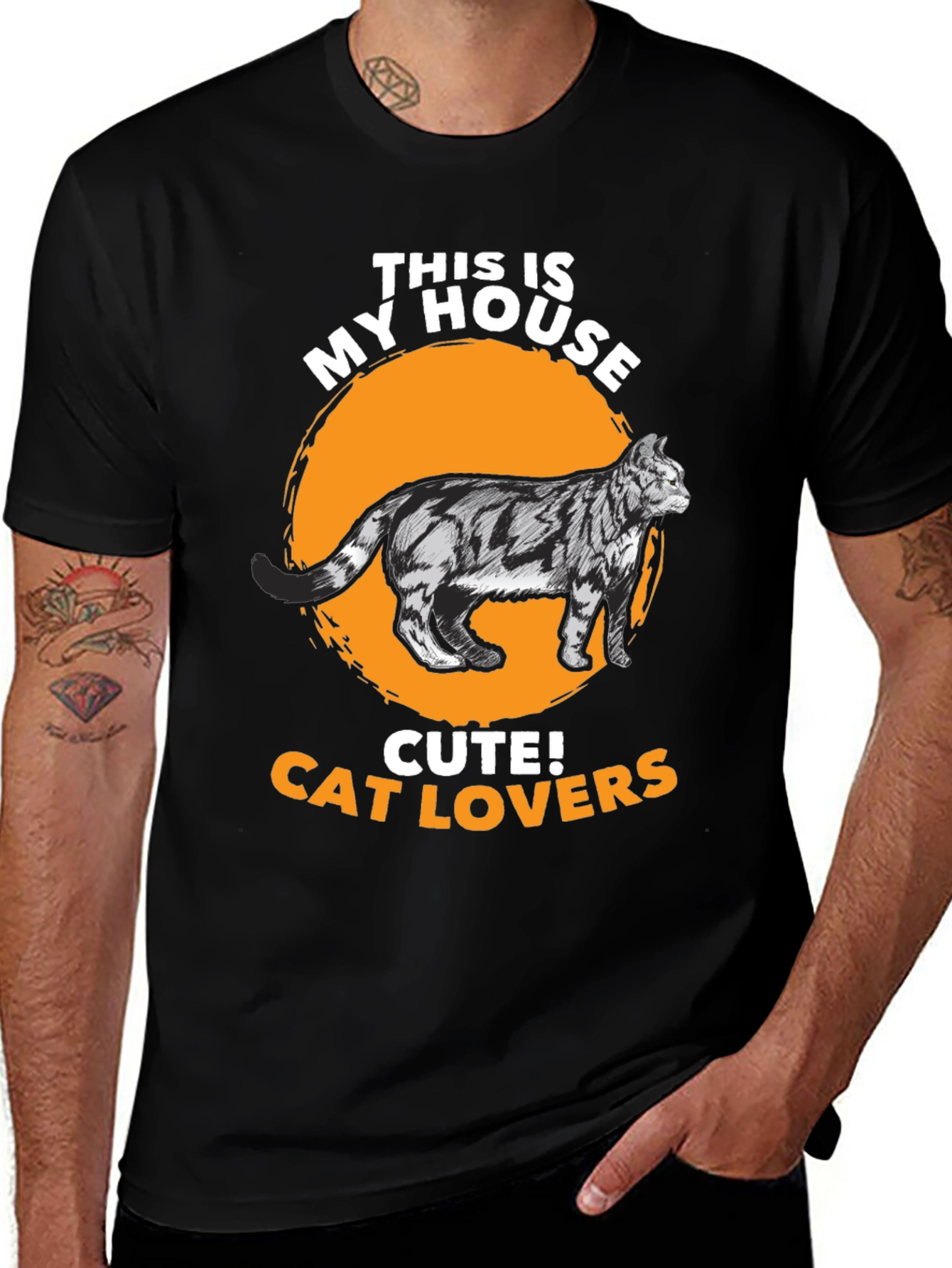 Variant 11 of Cute Cat Lover T-Shirt - This is My House