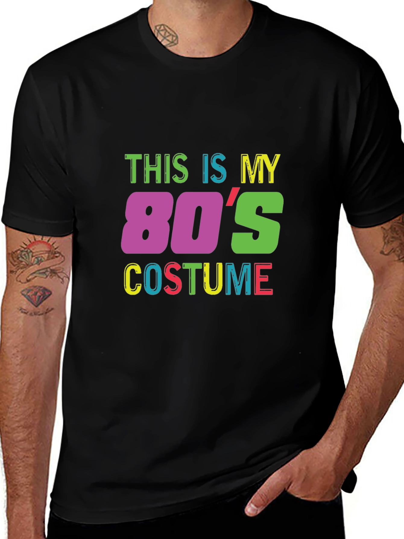Variant 5 of Retro 80's Costume T-Shirt