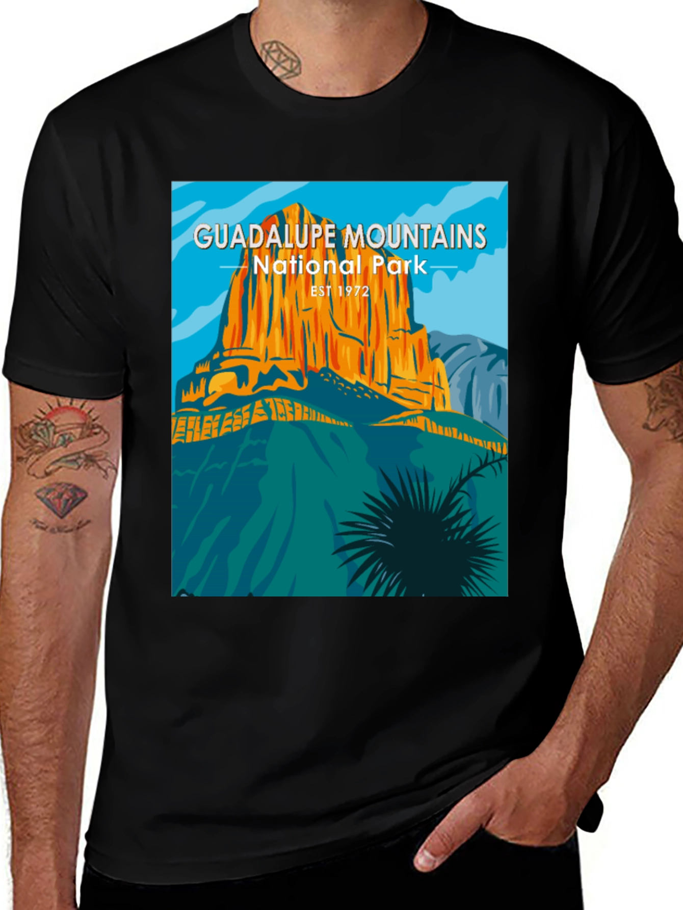 Variant 15 of Guadalupe Mountains National Park Graphic Tee