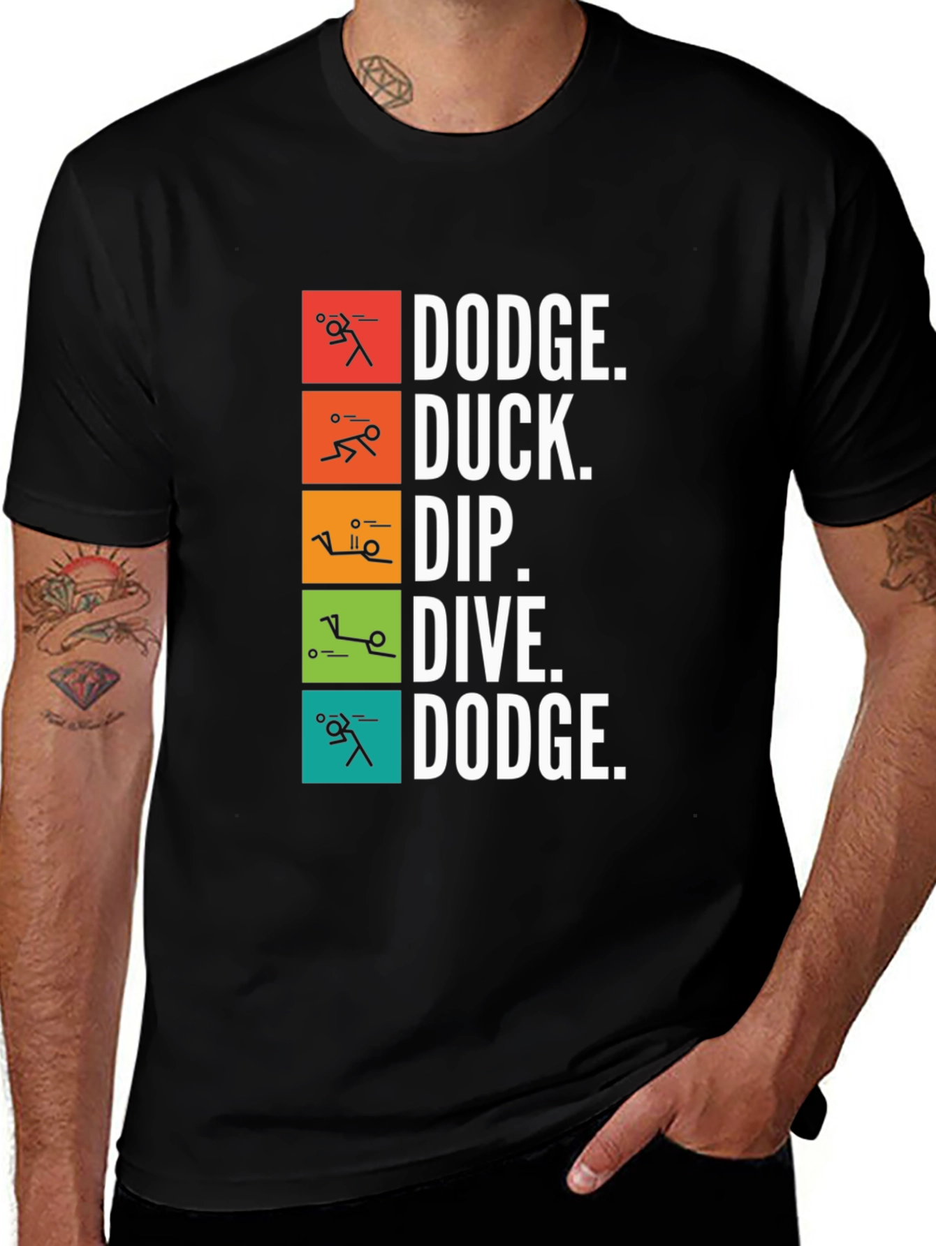 Variant 28 of Dodge Duck Dip Dive Dodge T-Shirt