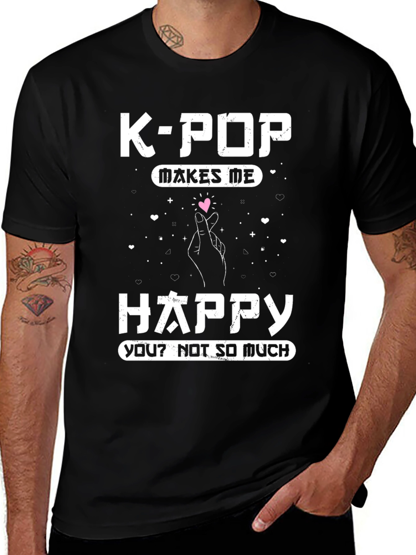 K-Pop Makes Me Happy T-Shirt