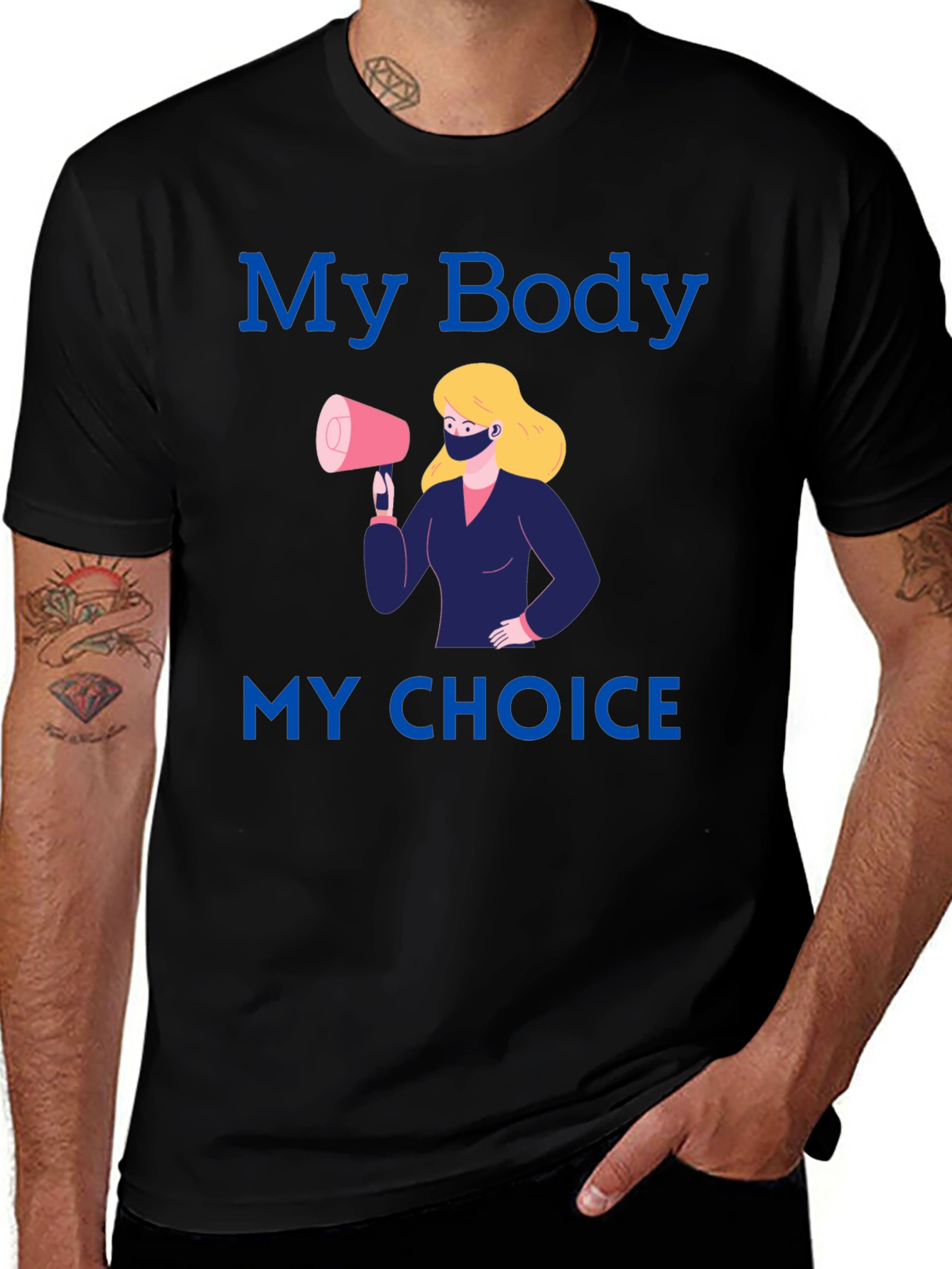 Variant 11 of My Body, My Choice T-Shirt - Pro Choice Advocacy