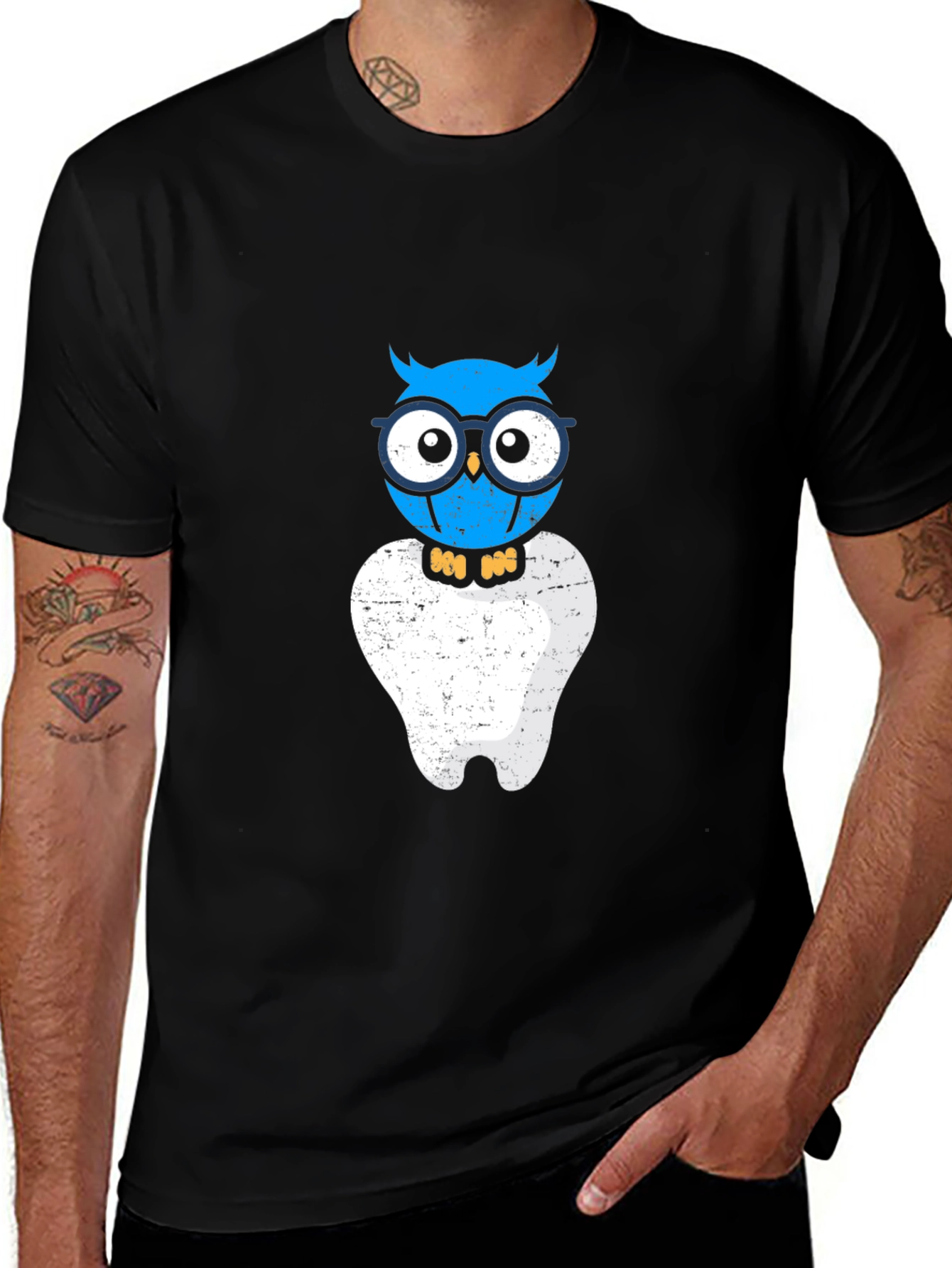 Variant 7 of Funny Owl Dentist T-Shirt