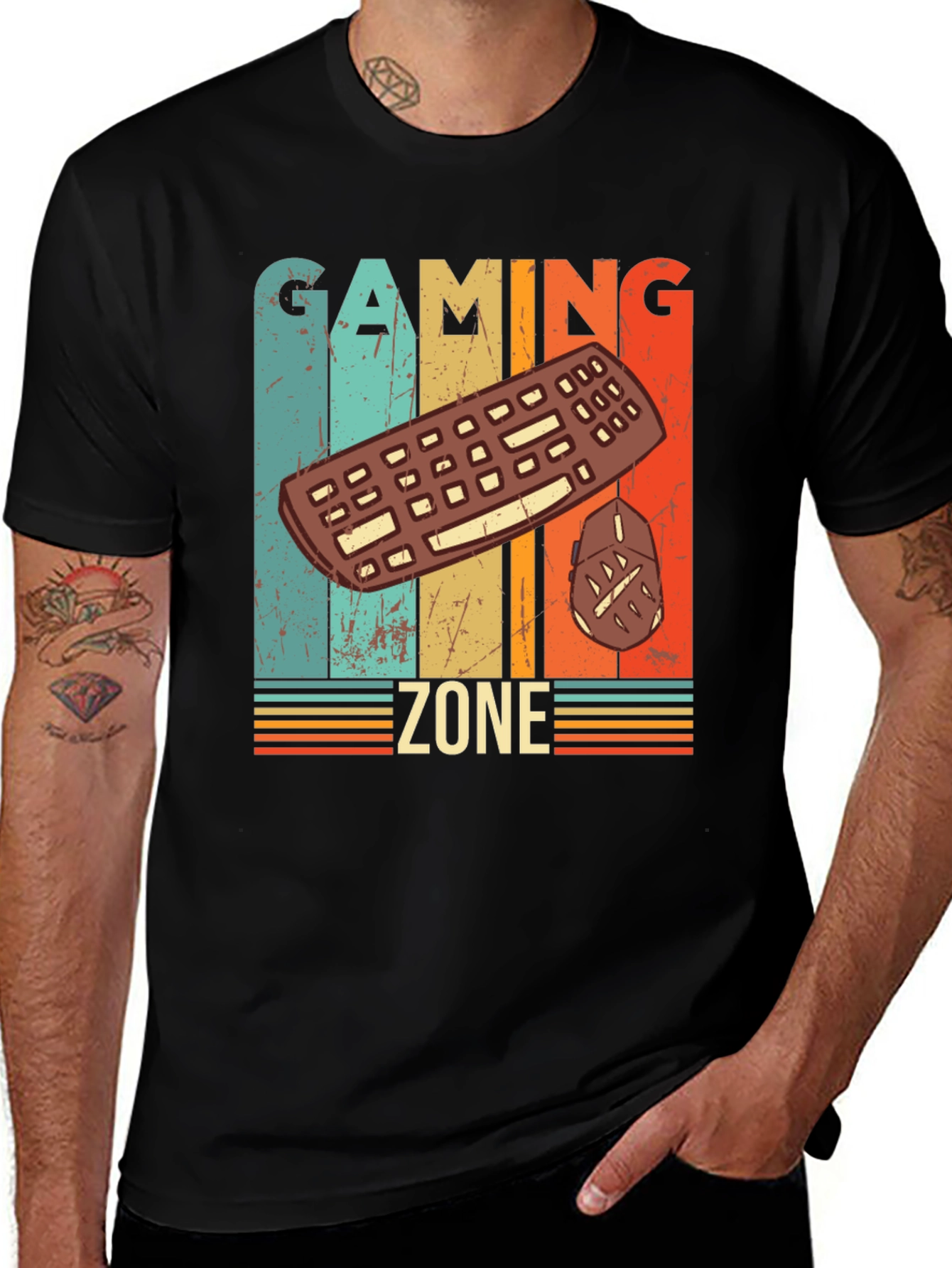 Gaming Zone T-Shirt - Retro Gamer Style Tee