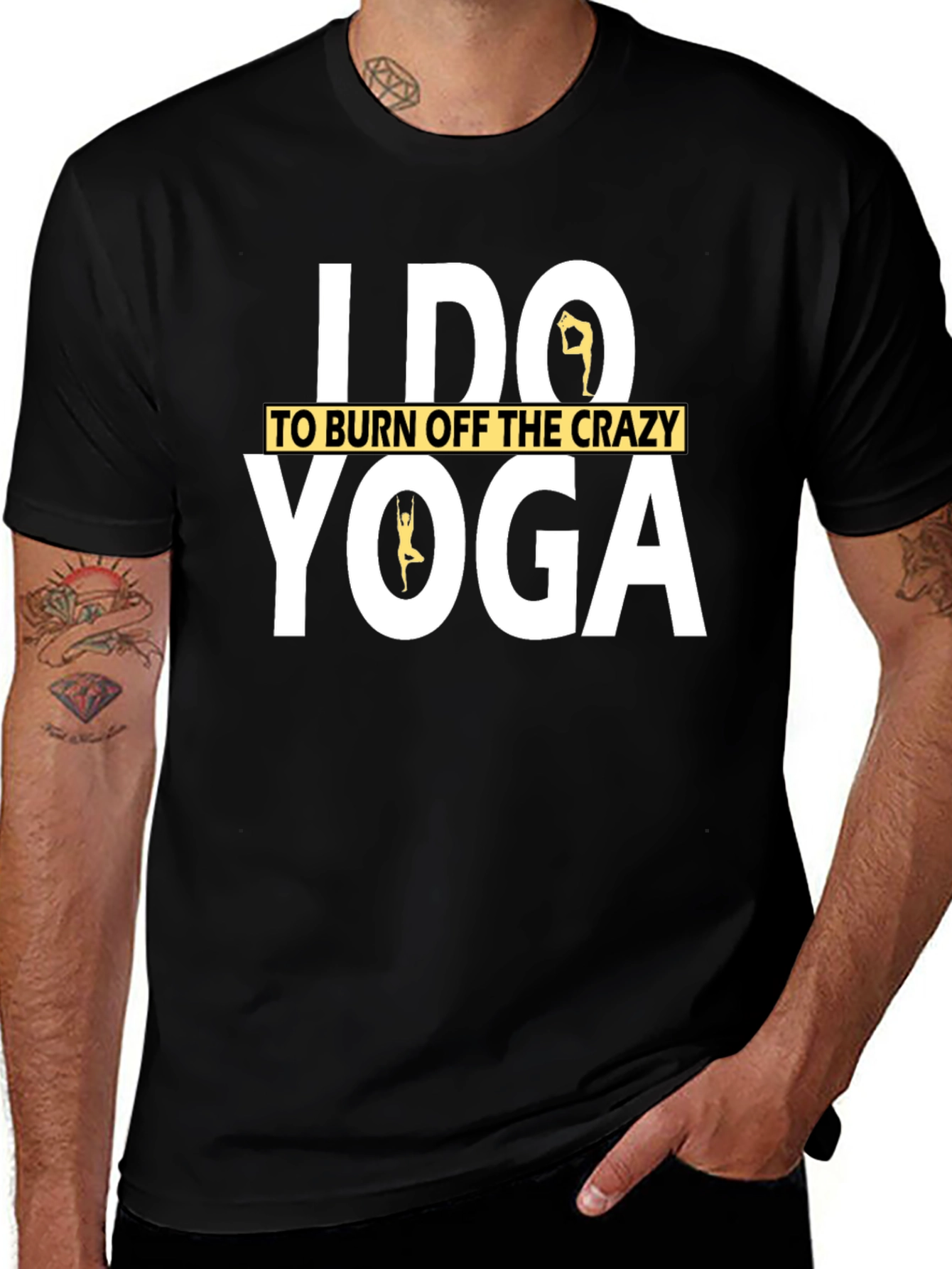 Yoga Lover T-Shirt: Burn Off The Crazy
