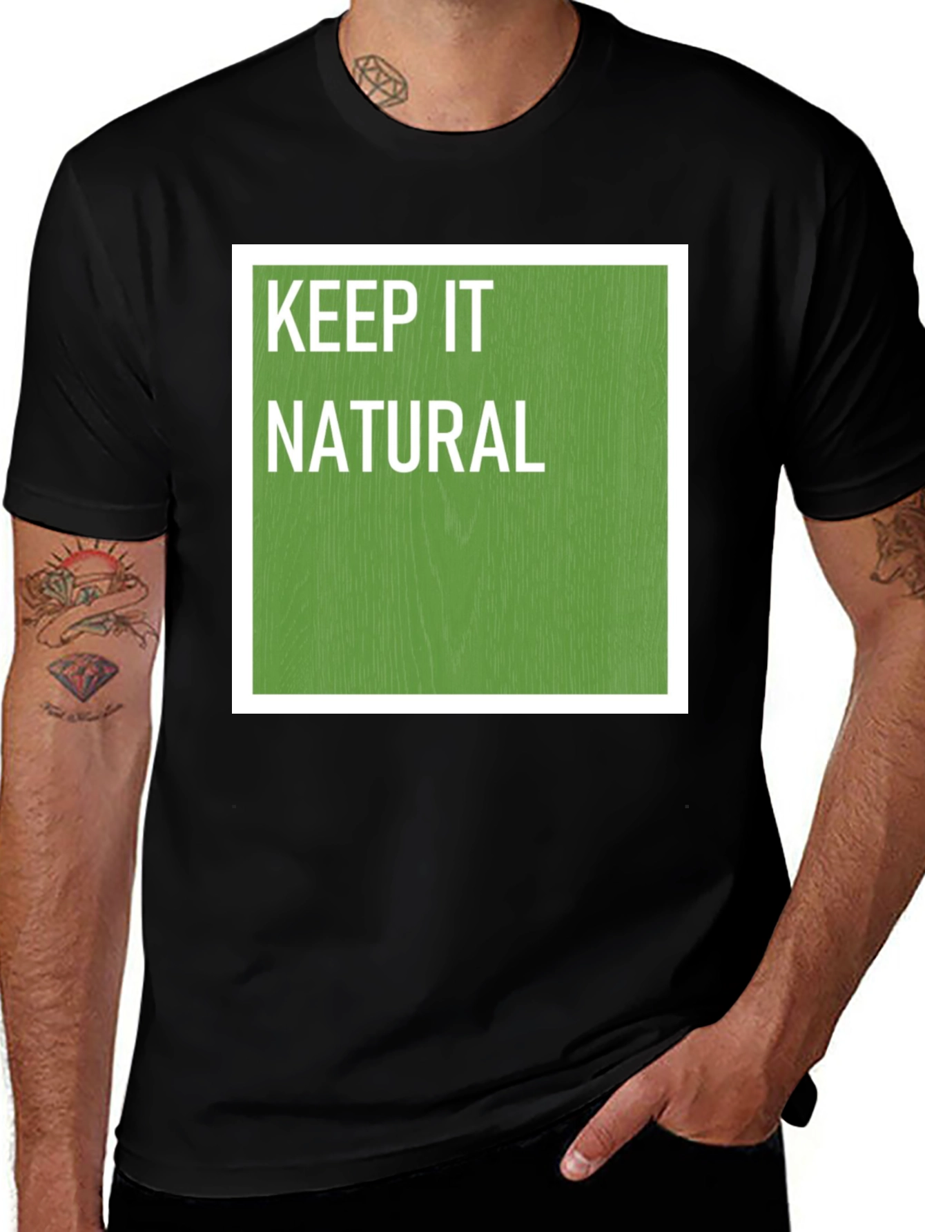 Keep it Natural T-Shirt, Soft Cotton Tee