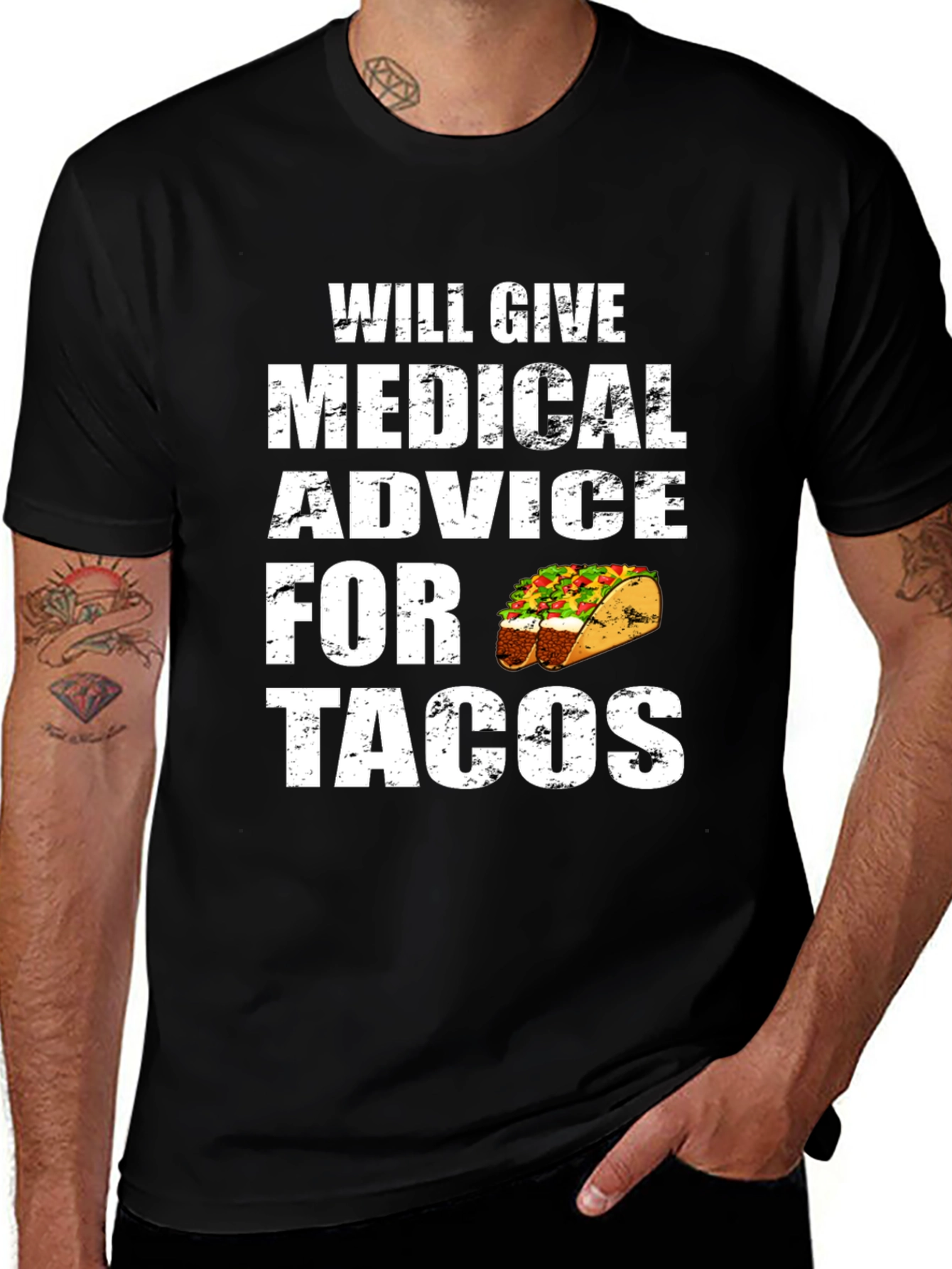 Variant 17 of Medical Advice For Tacos Graphic Tee