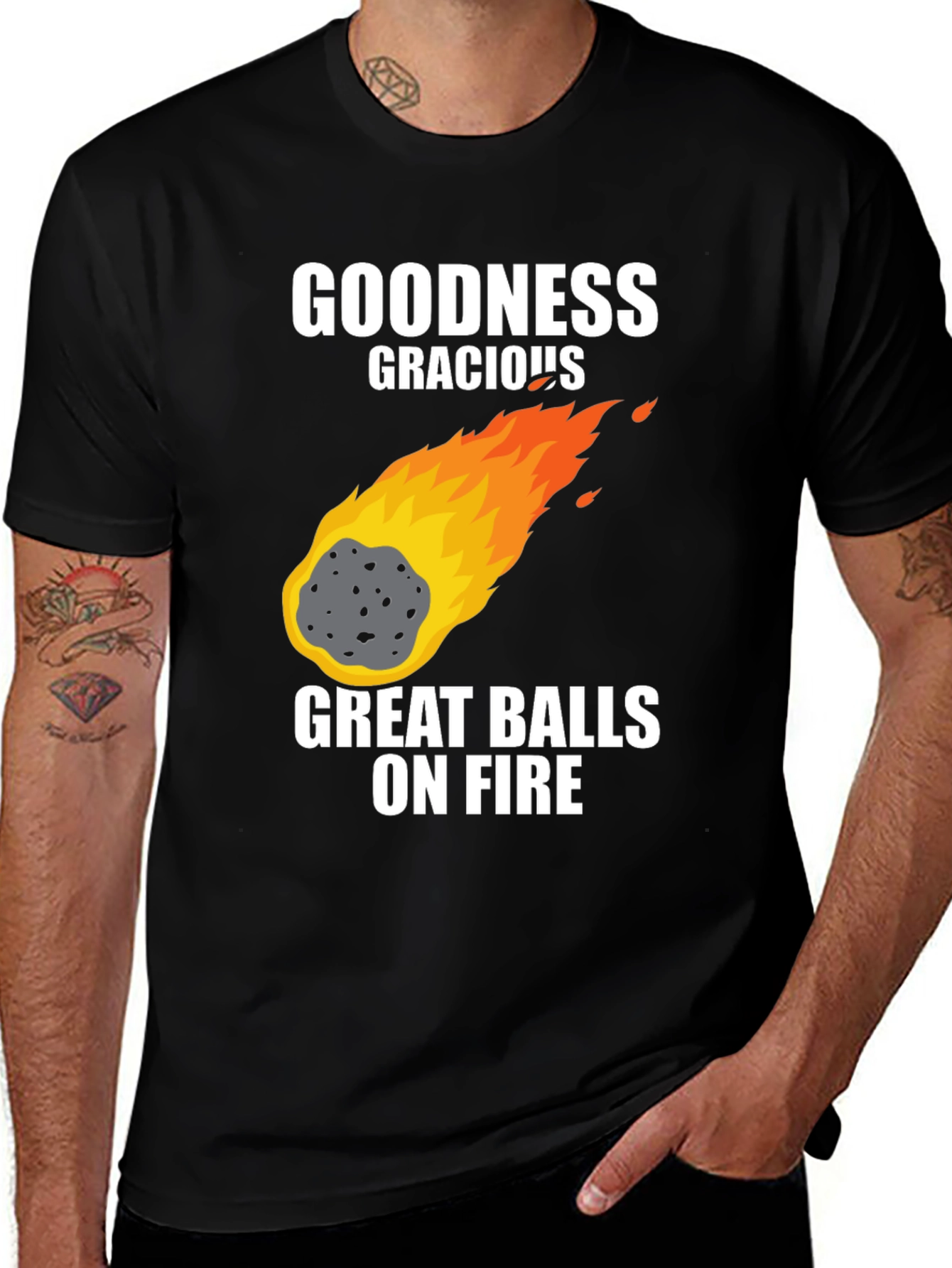 Variant 15 of Goodness Gracious Great Balls On Fire T-Shirt