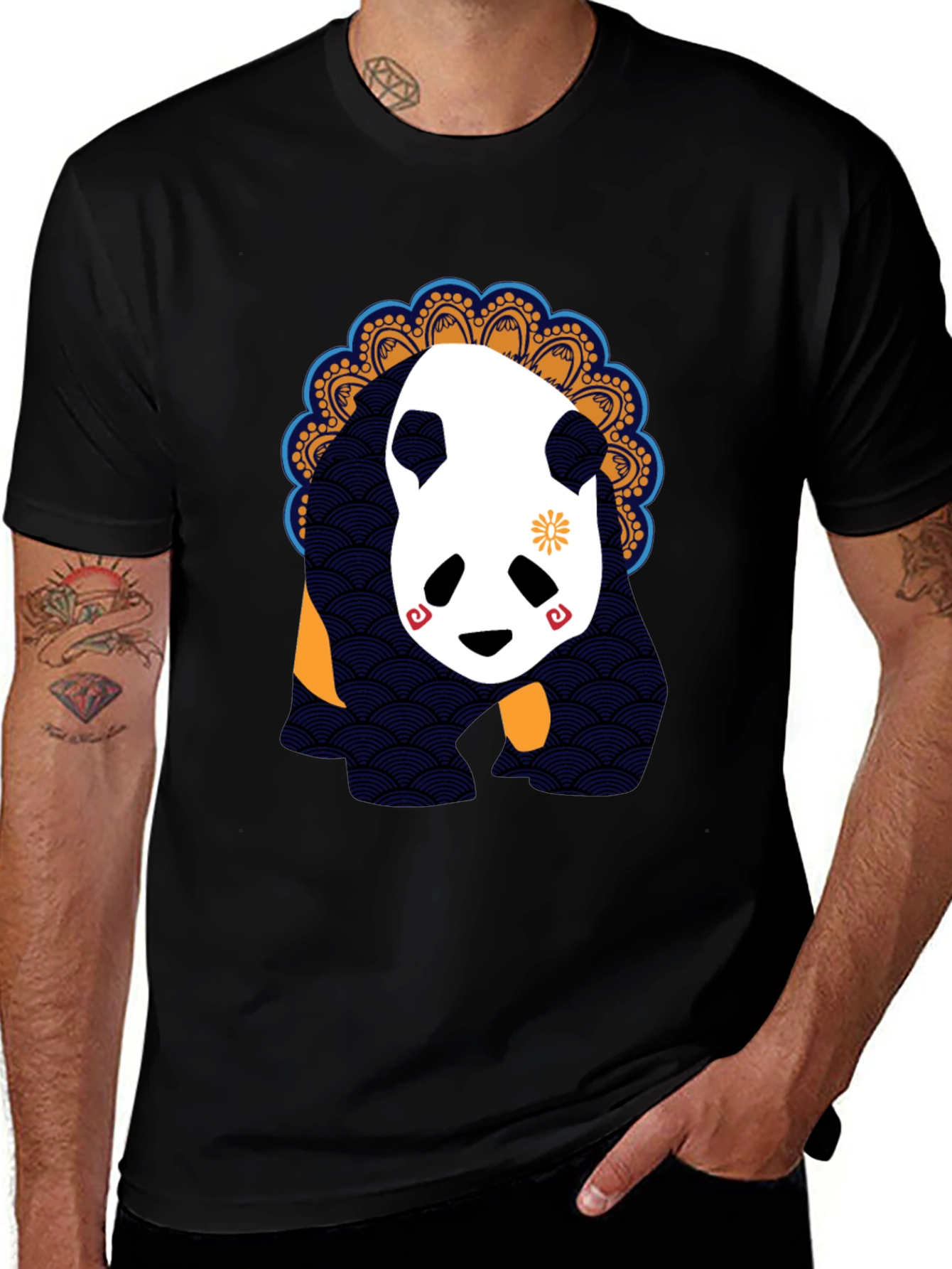Variant 25 of Panda Graphic Print T-Shirt