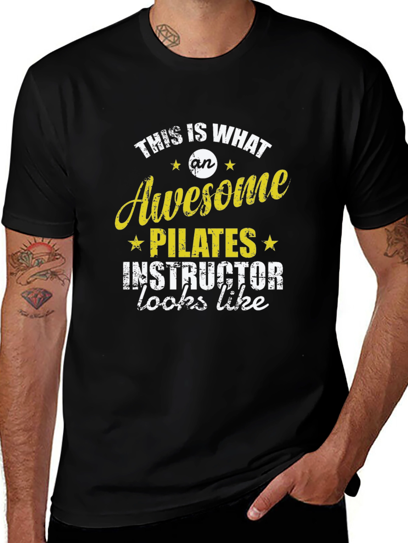Awesome Pilates Instructor Graphic T-Shirt