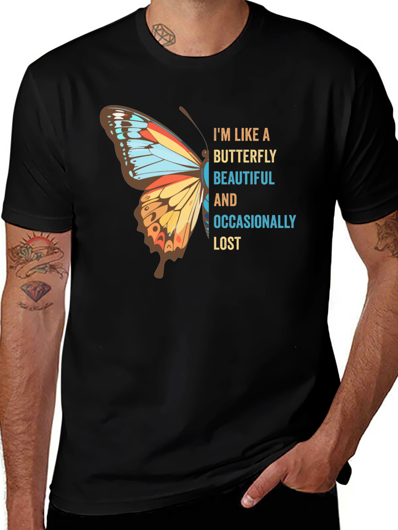 Variant 5 of Butterfly Beautiful and Occasionally Lost T-Shirt