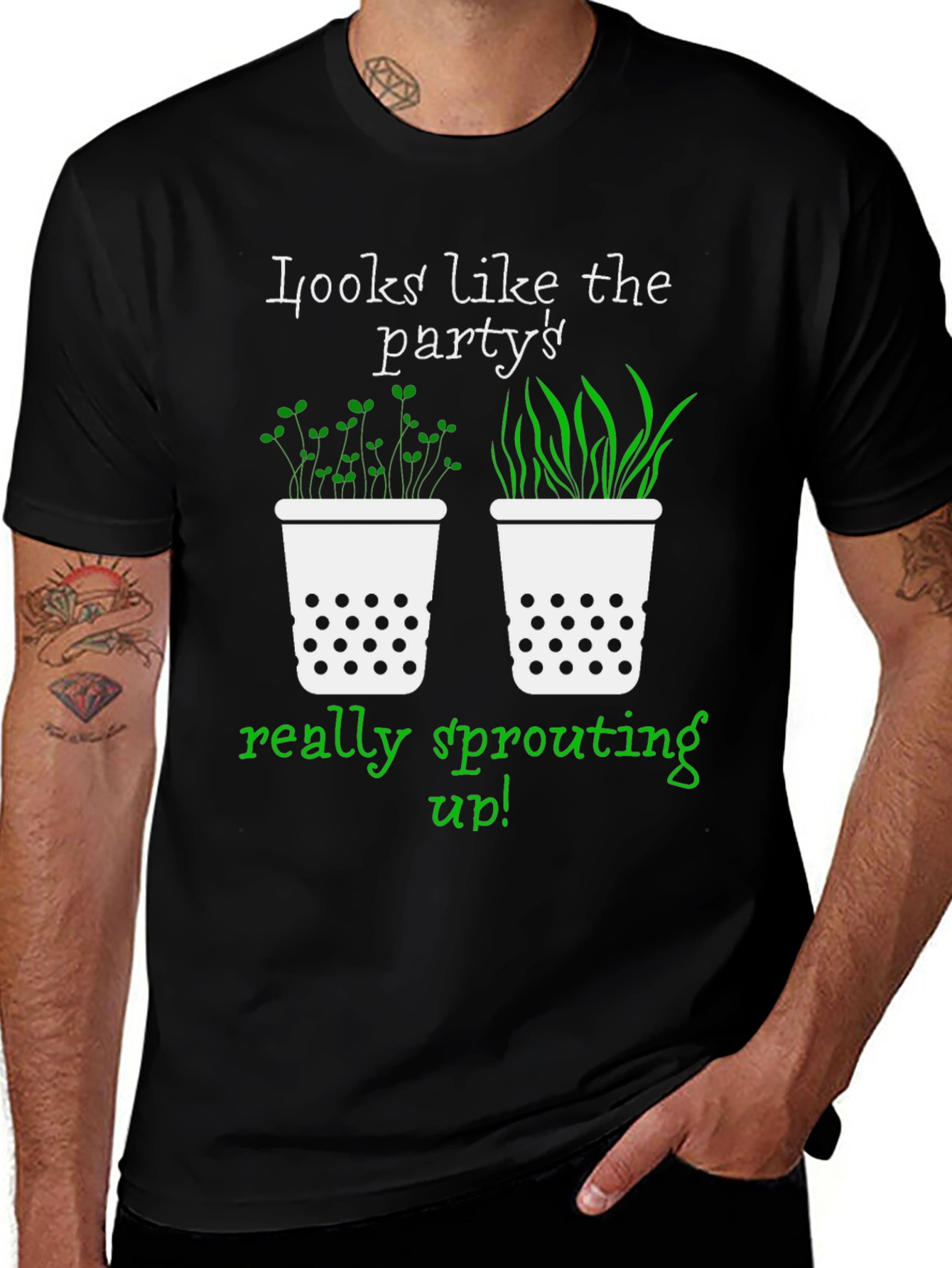 Variant 17 of Party Sprouting Up Graphic T-Shirt