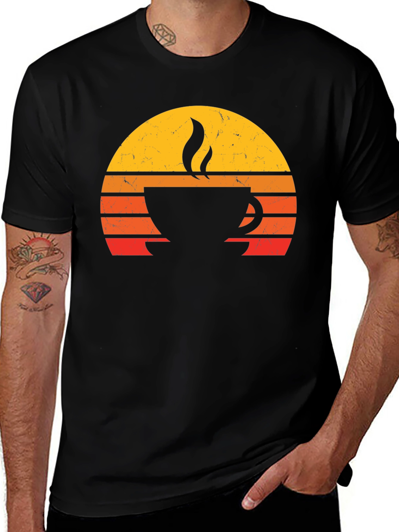 Variant 24 of Retro Coffee T-Shirt