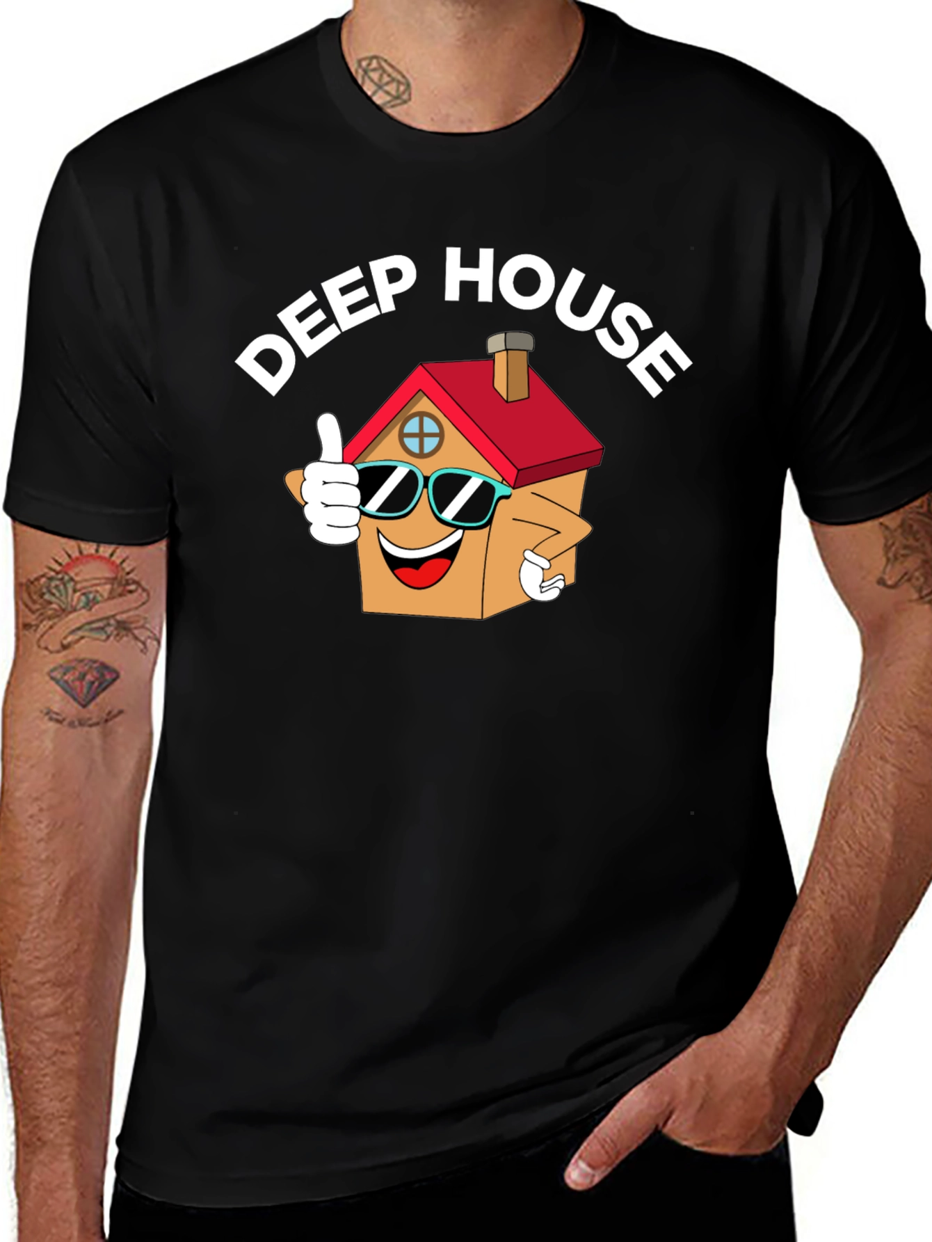 Variant 4 of Deep House T-Shirt - Cool Graphic Tee