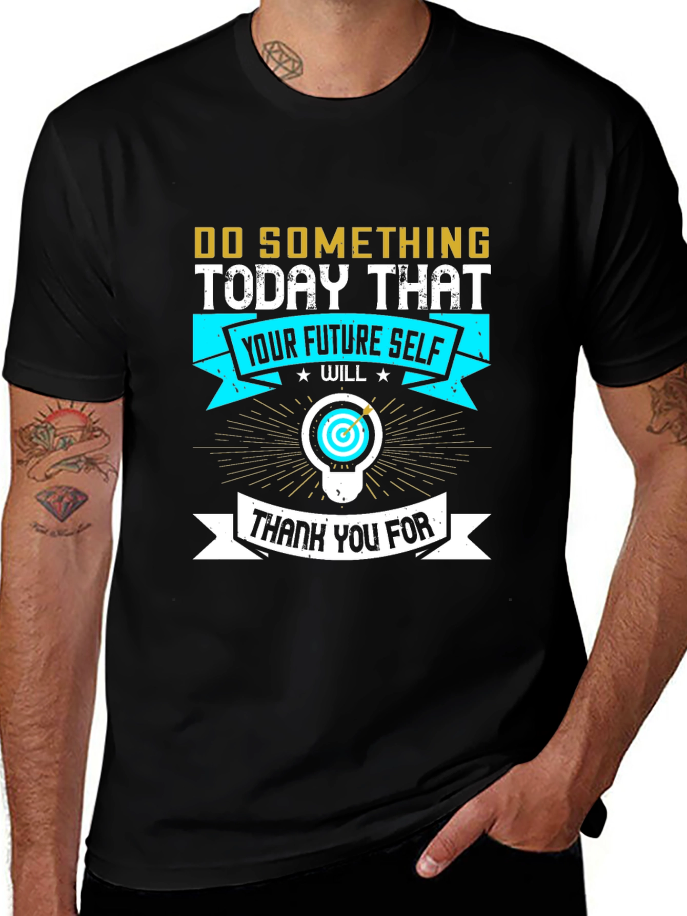 Variant 3 of Motivational T-Shirt: Future Self Thank You