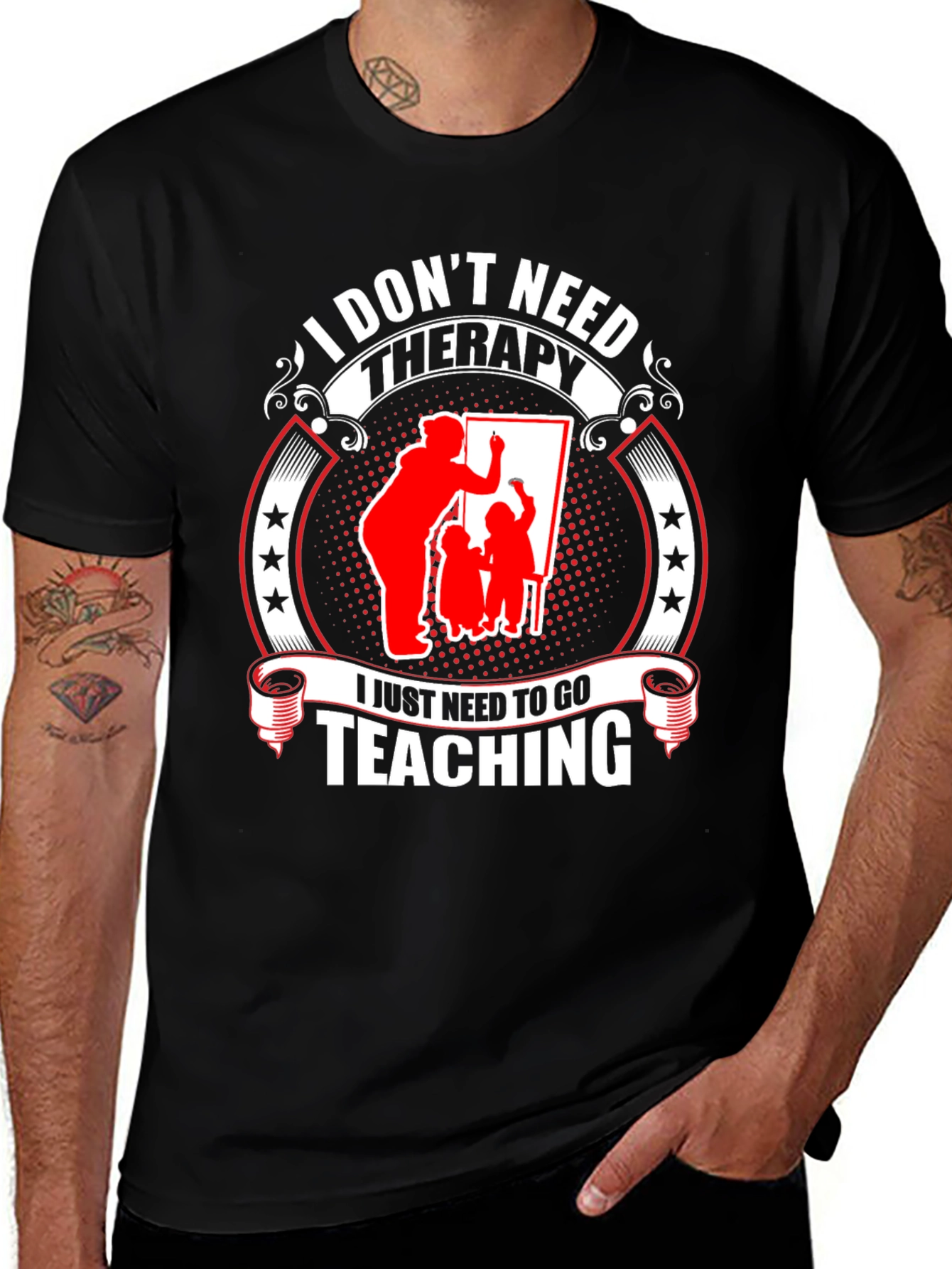 Variant 30 of Teacher Therapy T-Shirt