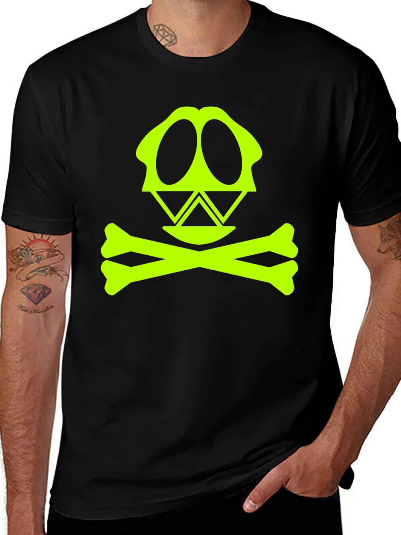 Variant 29 of Skull & Crossbones Graphic Tee - Bold Style