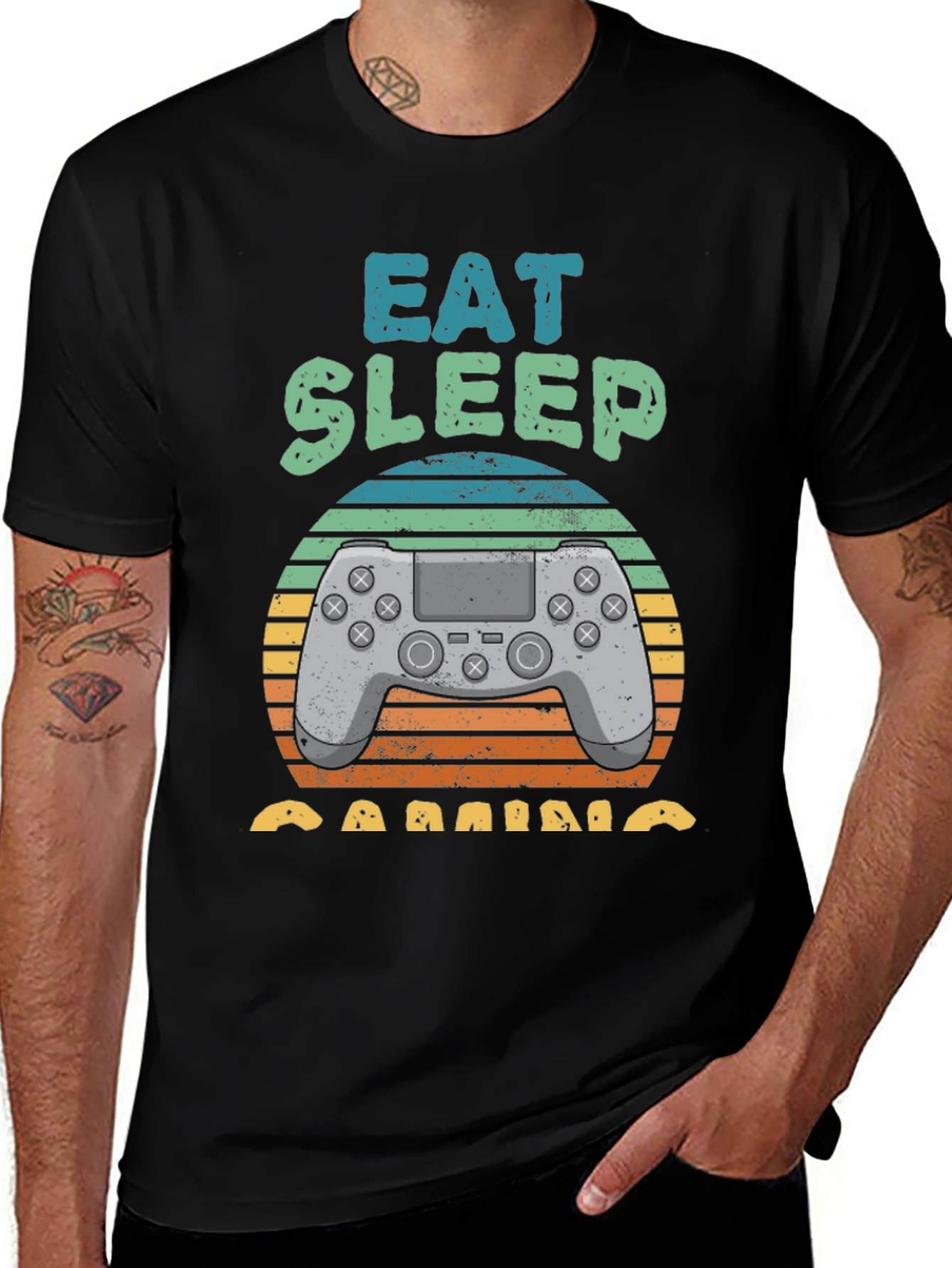 Variant 20 of Eat Sleep Gaming T-Shirt - Gamer Life