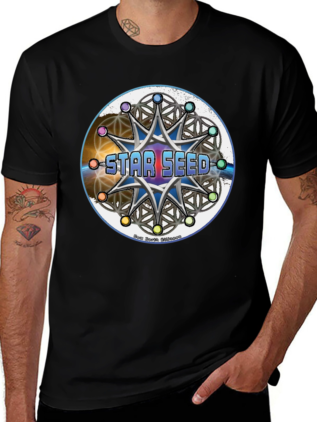 Star Seed Graphic T-Shirt, Unisex Cotton Tee