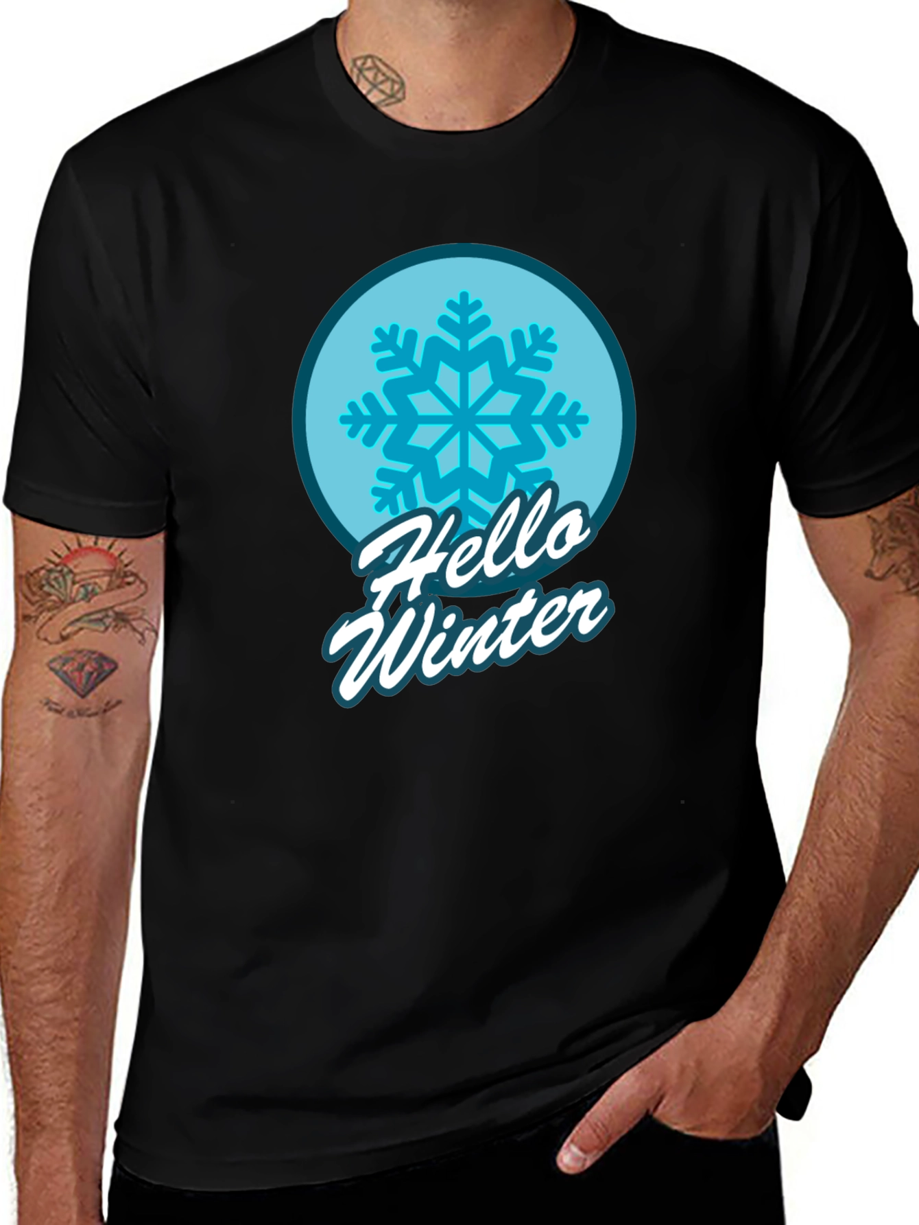 Variant 15 of Hello Winter Graphic T-Shirt