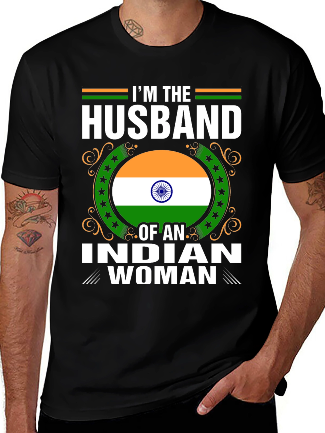 Variant 8 of Husband of Indian Woman T-Shirt