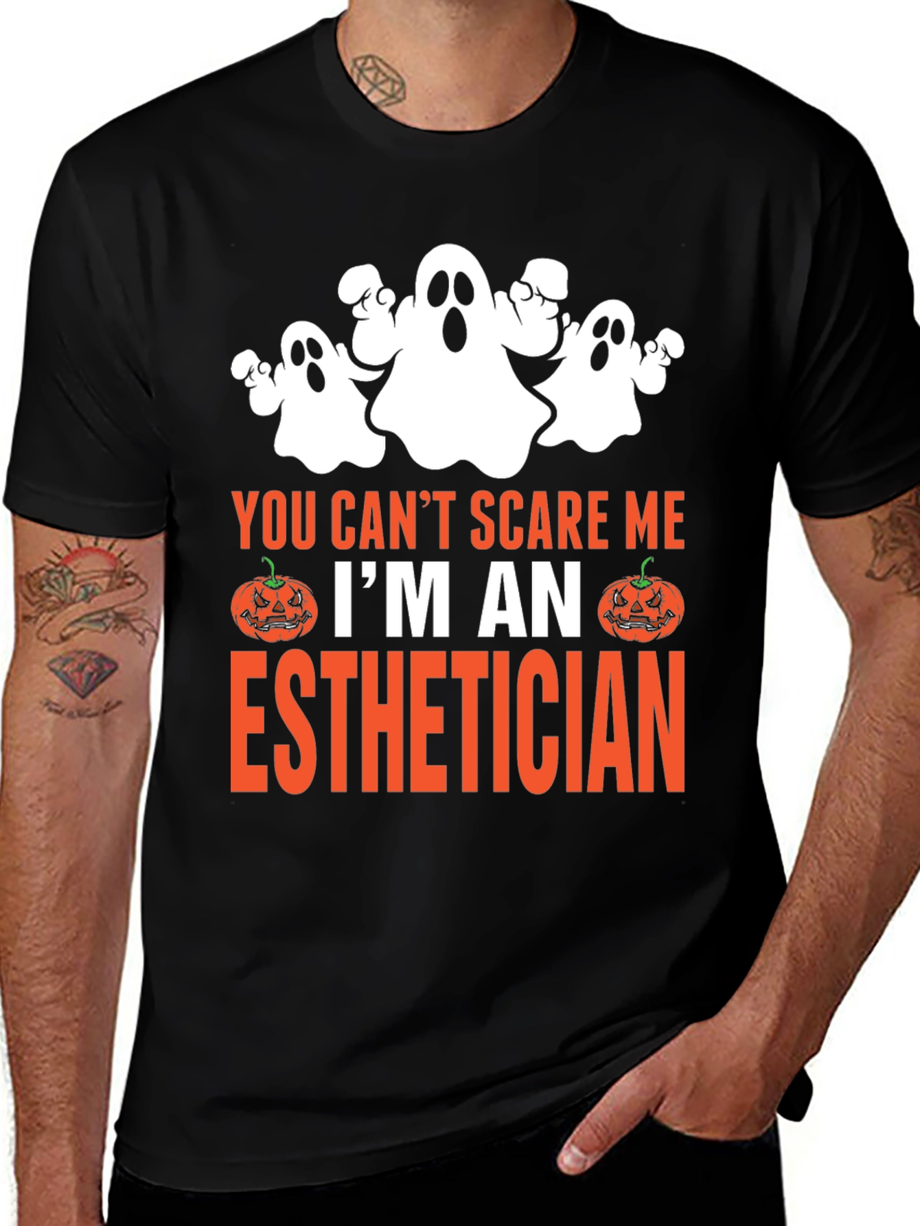 Esthetician Halloween Ghost T-Shirt
