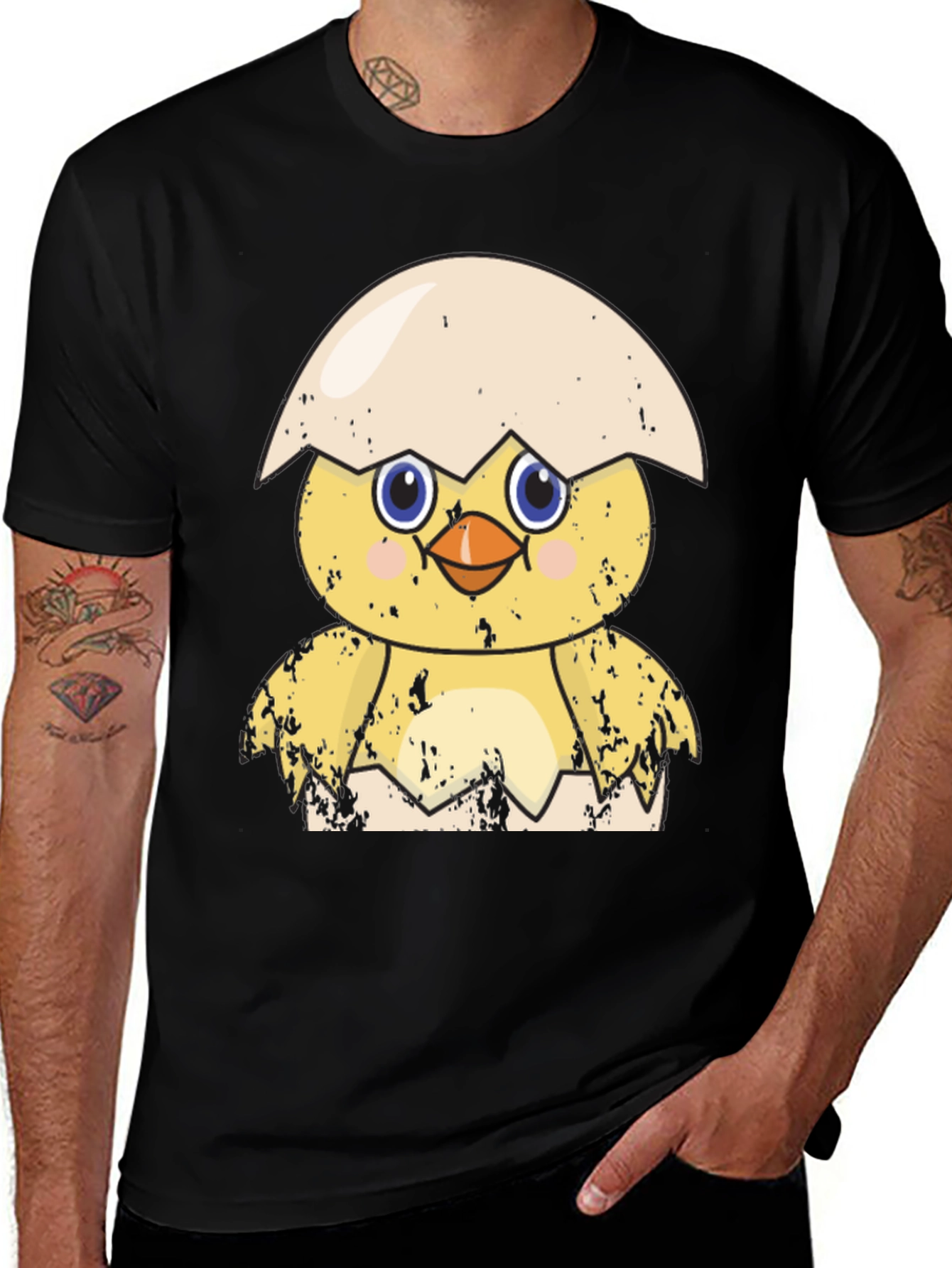 Variant 27 of Cracked Egg Chick Graphic Tee