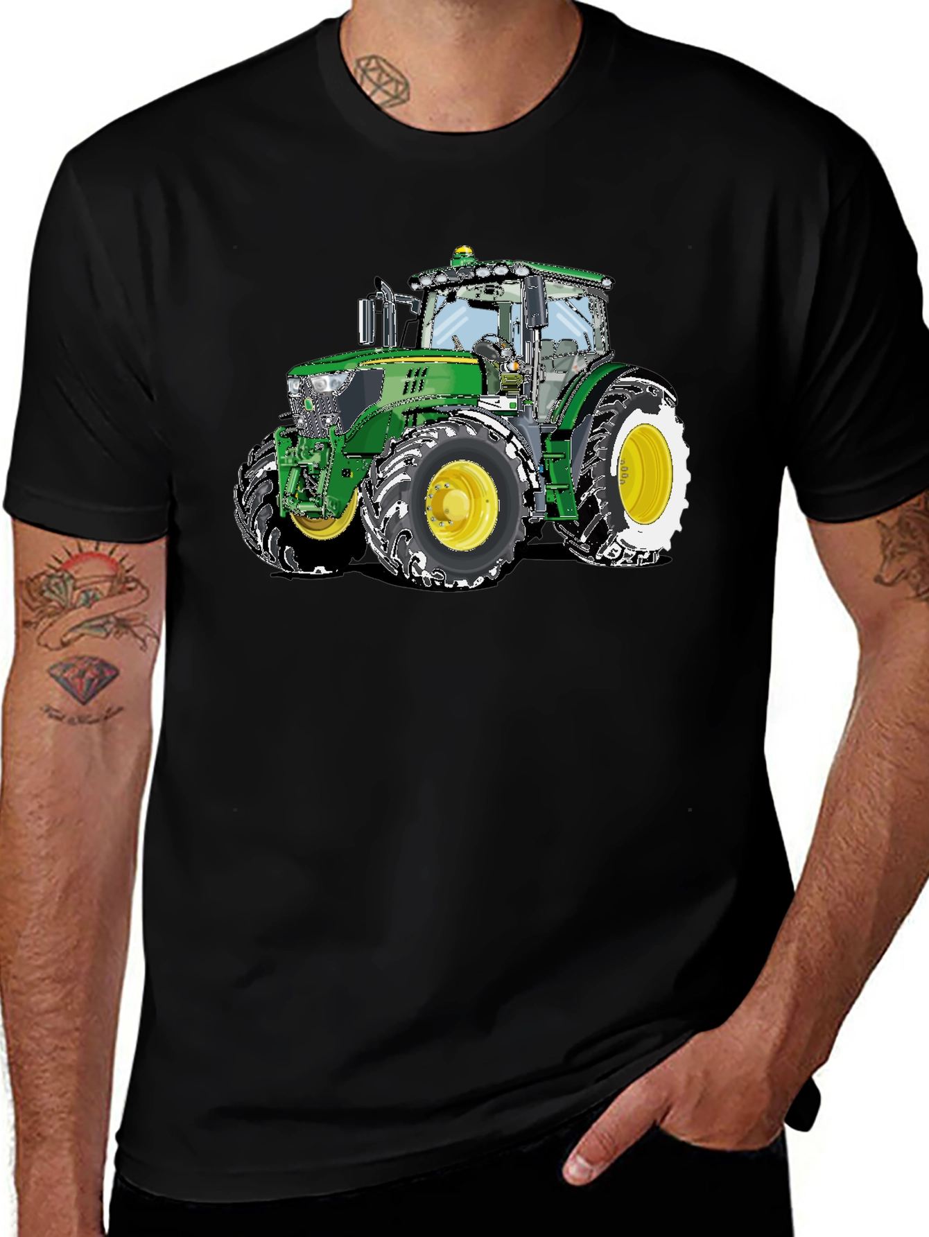 Green Tractor Graphic T-Shirt - Farm Life Apparel