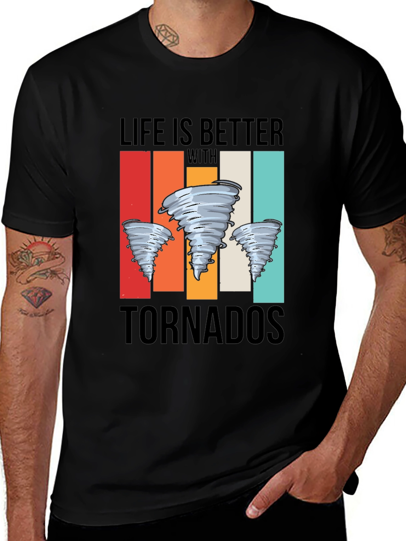 Life is Better With Tornadoes Graphic Tee