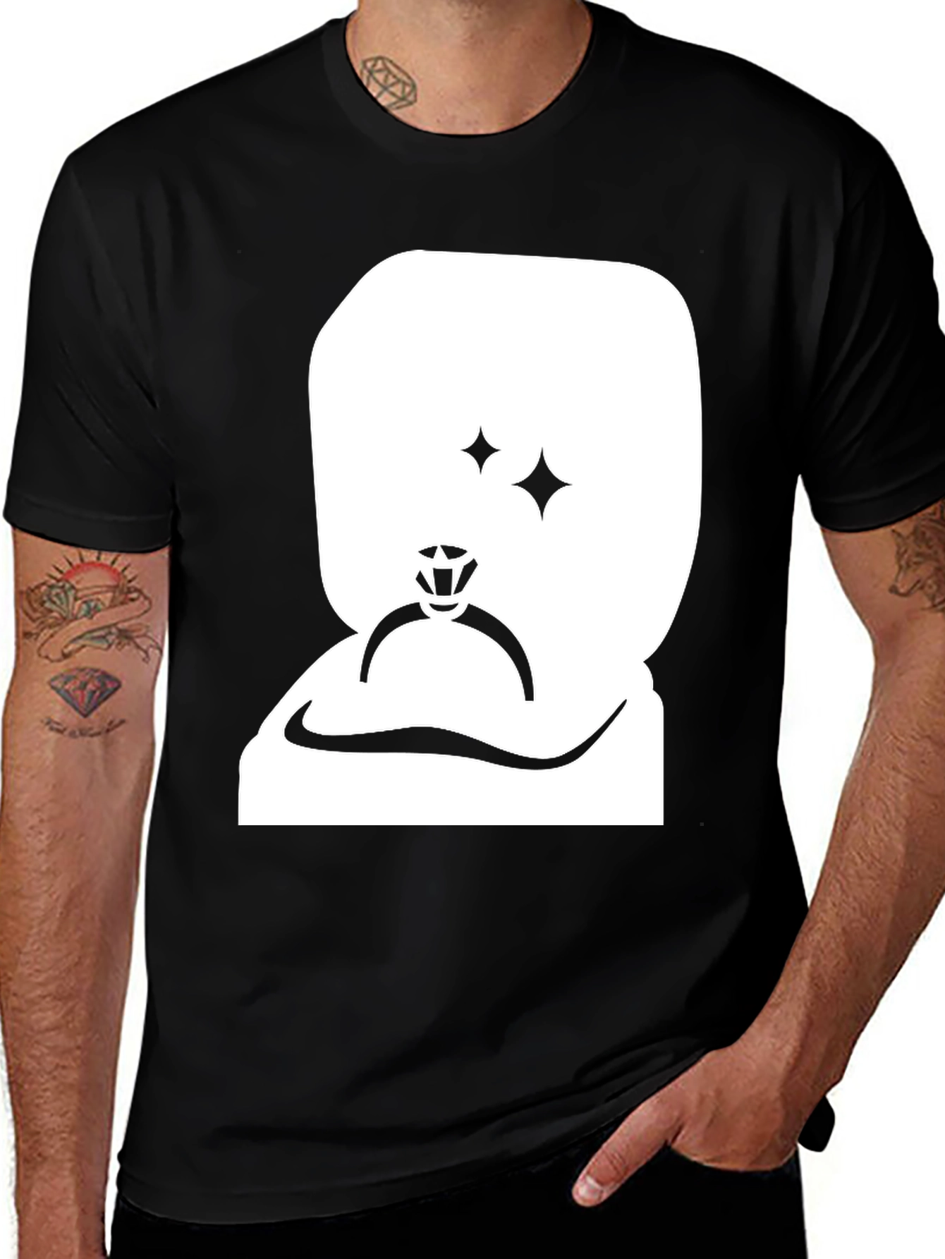 Engagement Ring Graphic T-Shirt