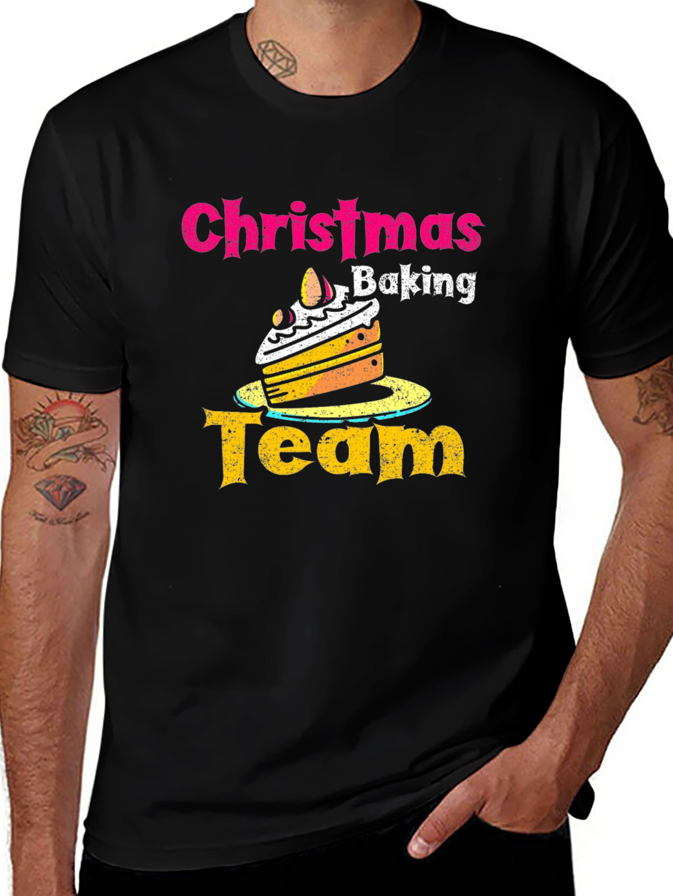 Christmas Baking Team T-Shirt - Festive Holiday Apparel