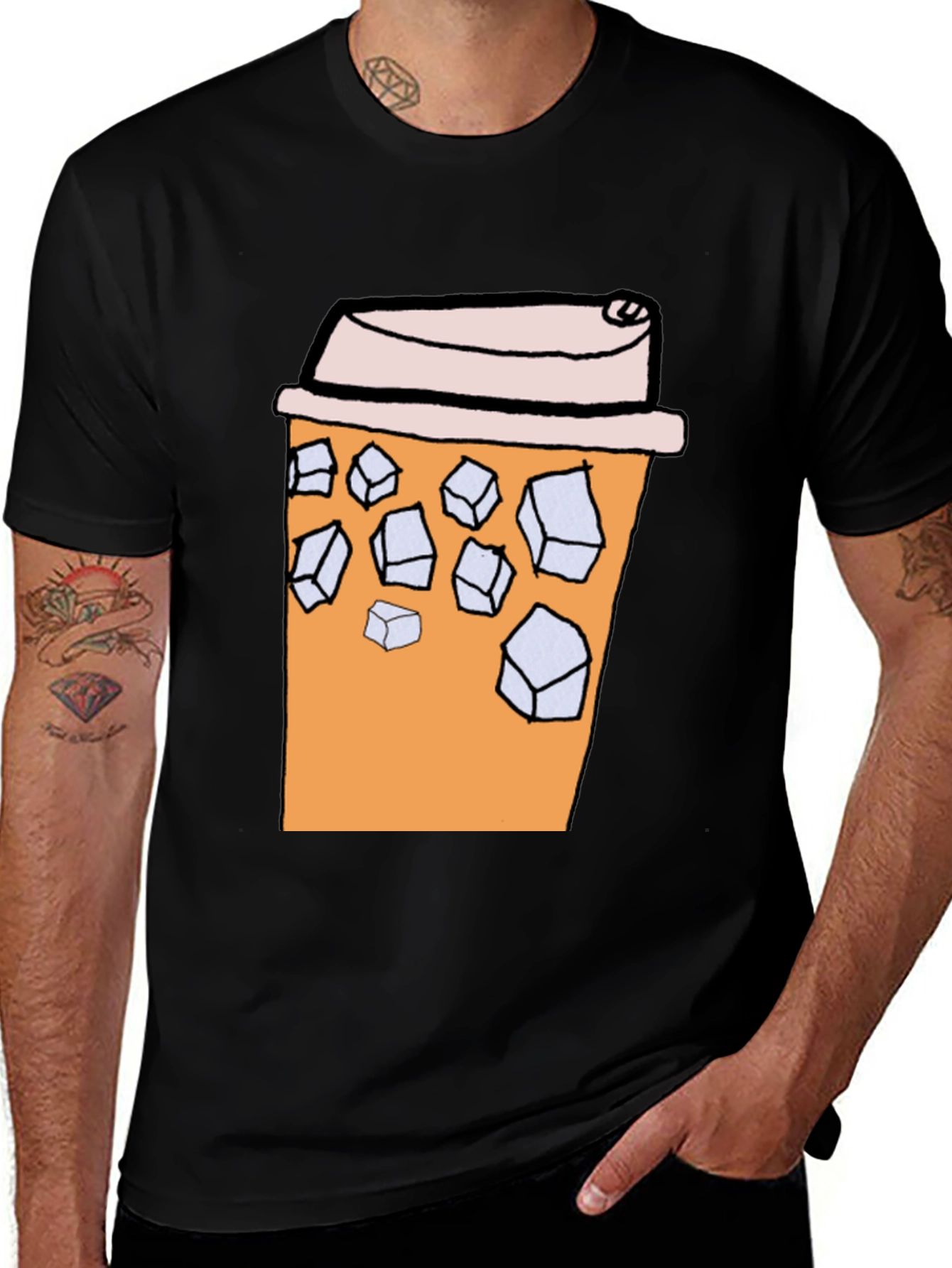 Variant 20 of Iced Coffee Graphic Tee - Soft Cotton T-Shirt