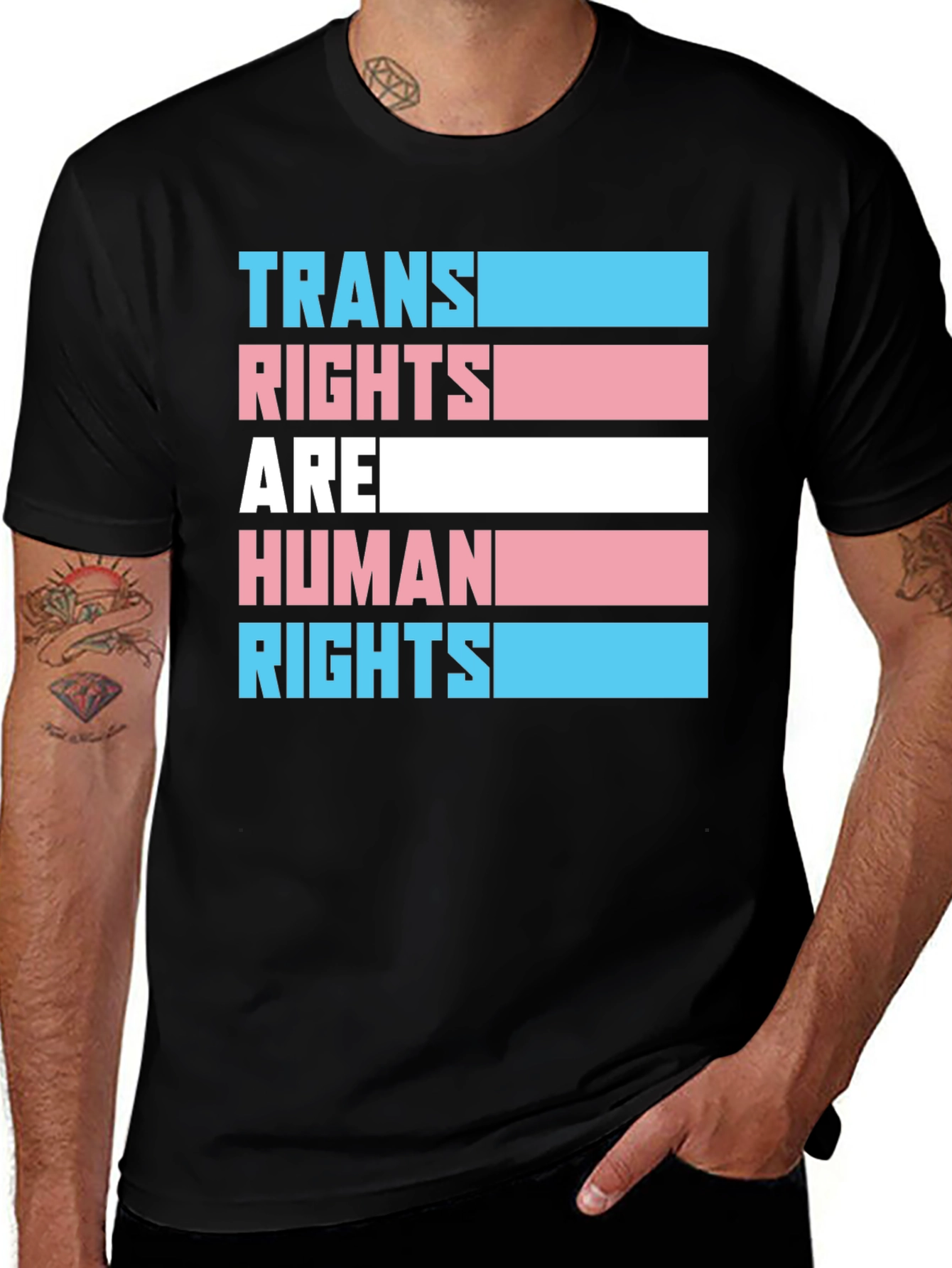 Variant 29 of Trans Rights Are Human Rights T-Shirt