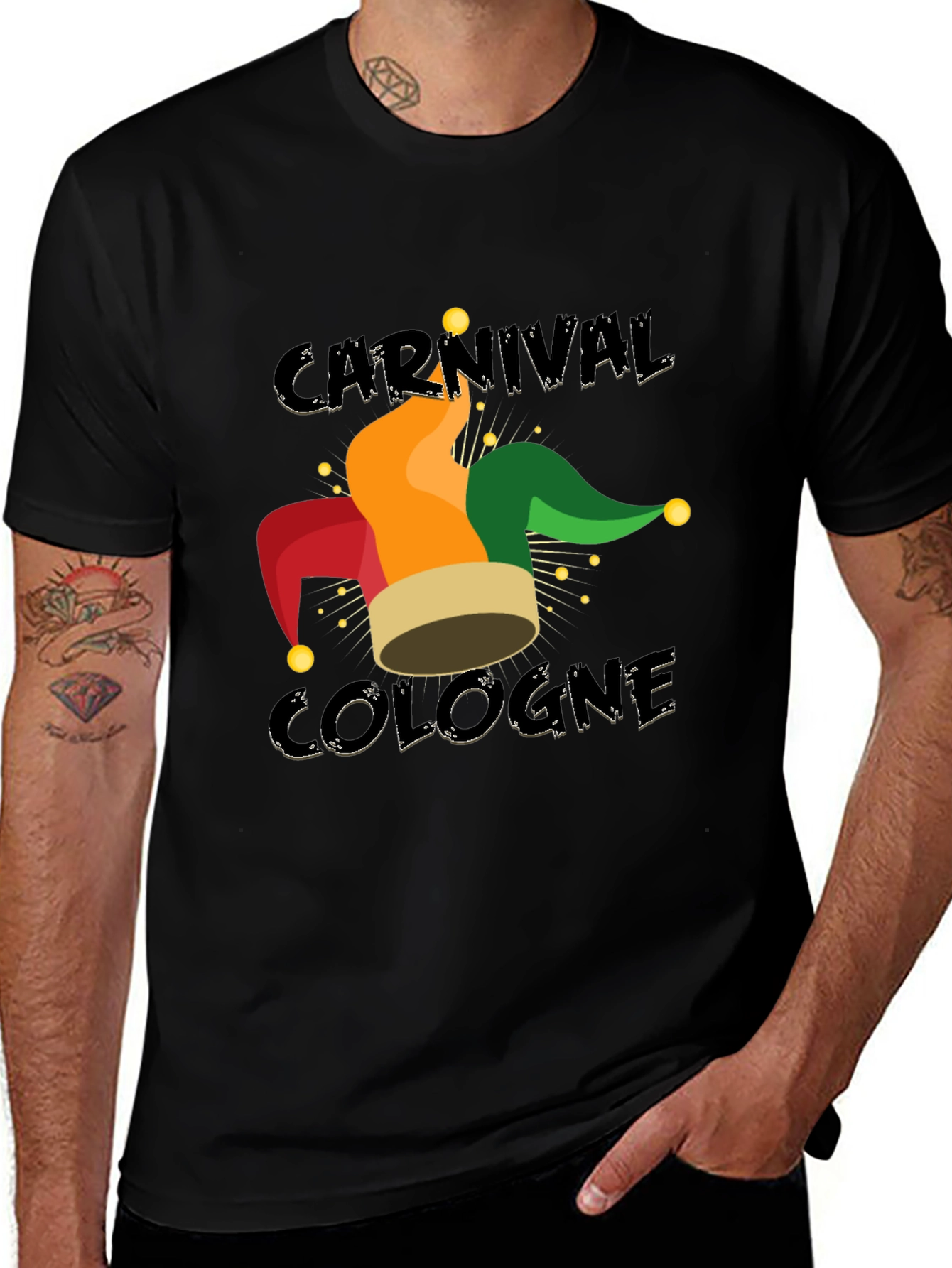 Carnival Cologne Jester Hat T-Shirt