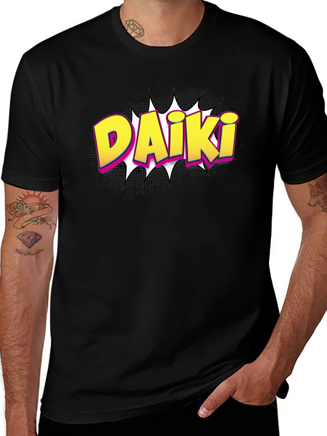 Daiki T-Shirt - Comic Style Pop Art
