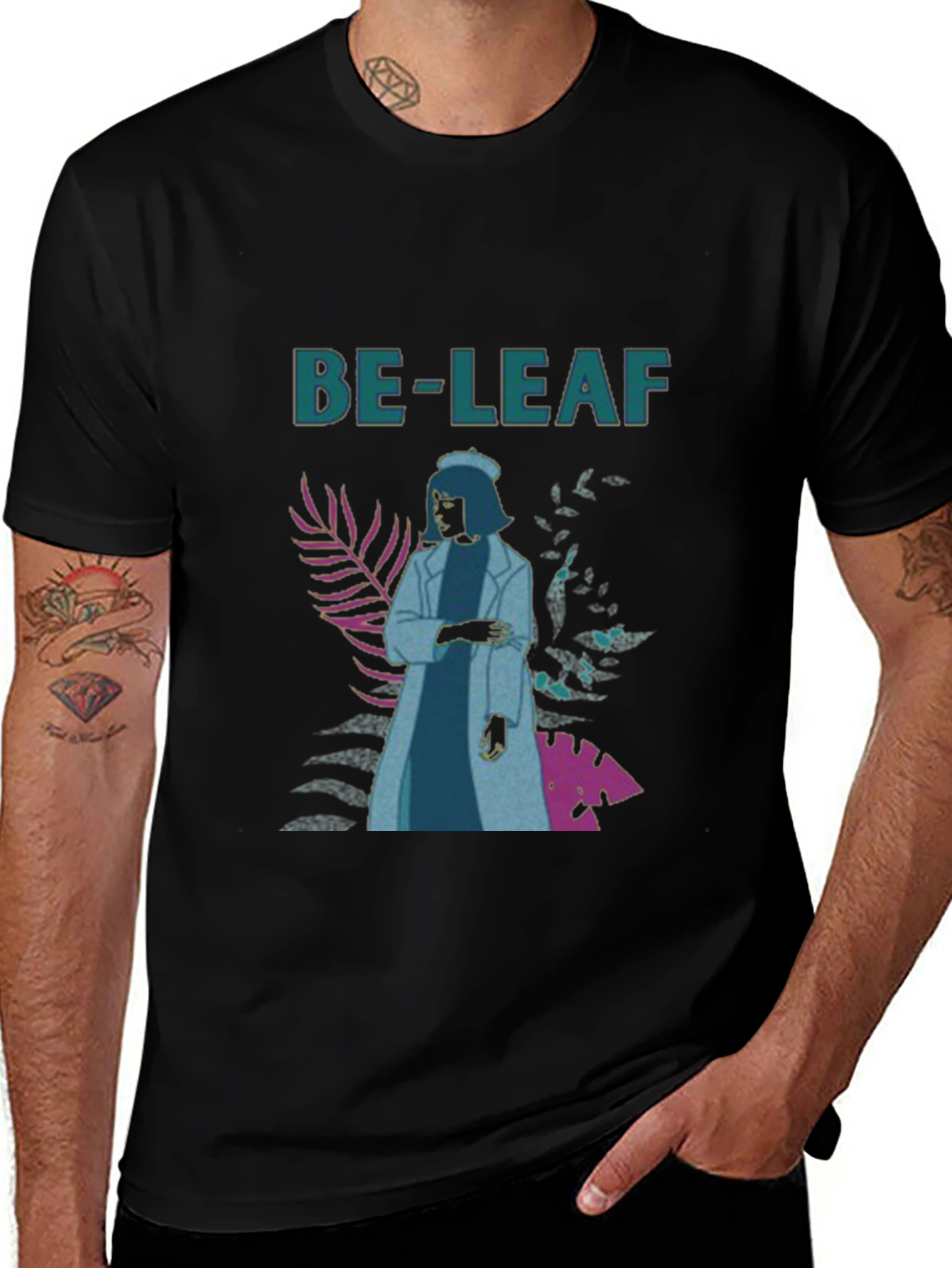 Variant 5 of Be-Leaf Nurse Graphic Tee