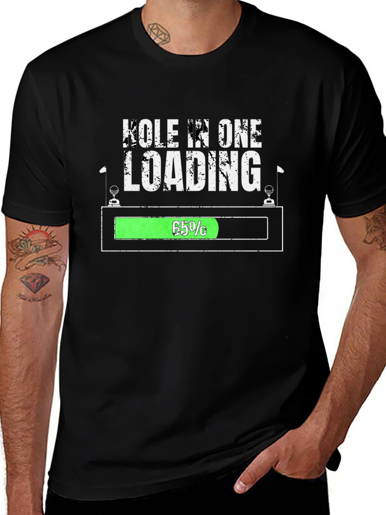 Hole In One Loading Men's T-Shirt